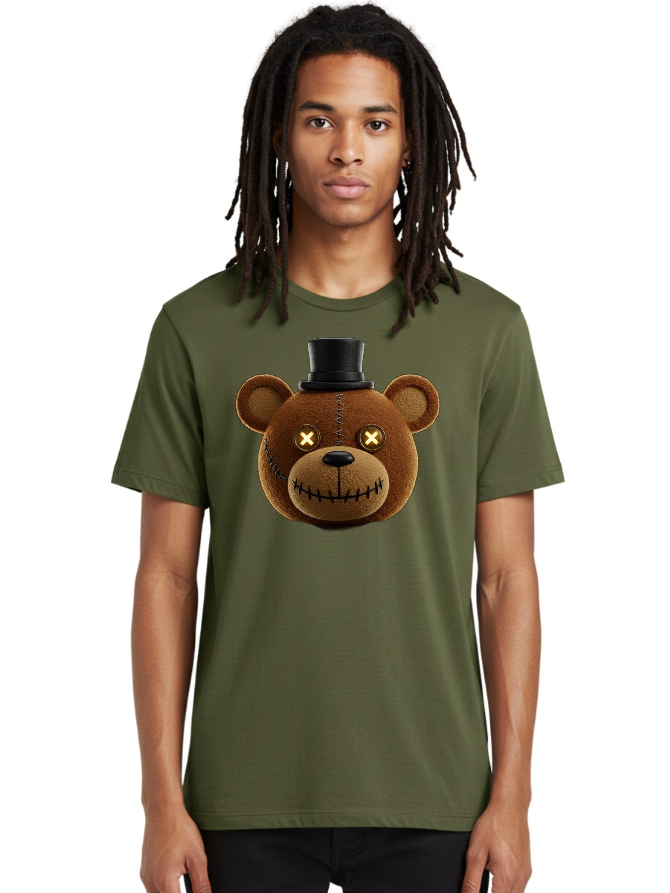 Five-Nights-At-Freddy-S-Teddy-Bear Men'S Graphic Tee, 100% Cotton, Comfortable Casual Summer Wear, Machine Washable, Vintage Camera, Old Camera, Antique Camera, Black Camera, Classic Photography, Photography Equipment, Nostalgic Device, Bam408 27