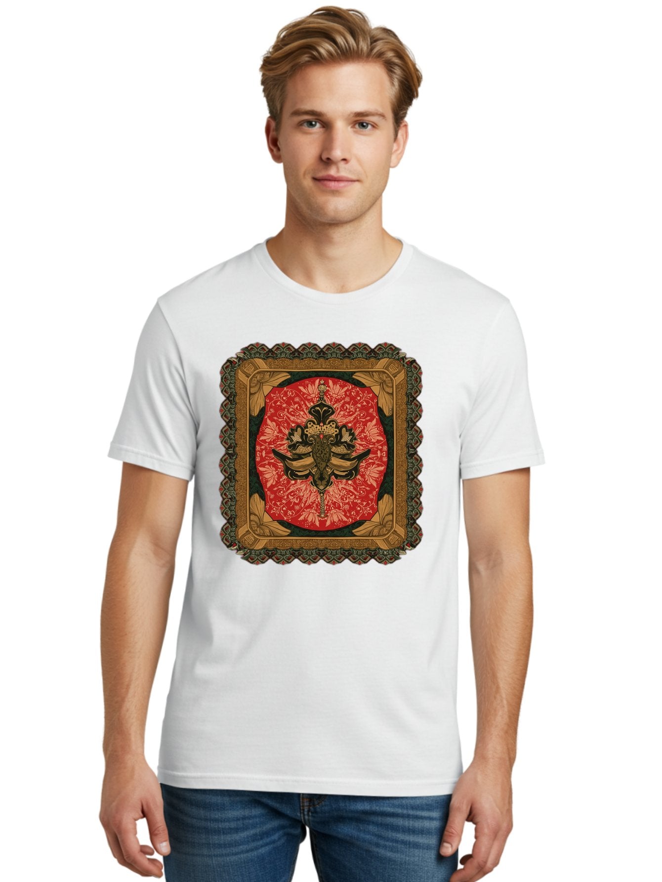 Fleur-De-Lis-Emblem Men'S Graphic Tee, 100% Cotton, Comfortable Casual Summer Wear, Machine Washable, Vintage Camera, Old Camera, Antique Camera, Black Camera, Classic Photography, Photography Equipment, Nostalgic Device, Film Camera, Bam414 28