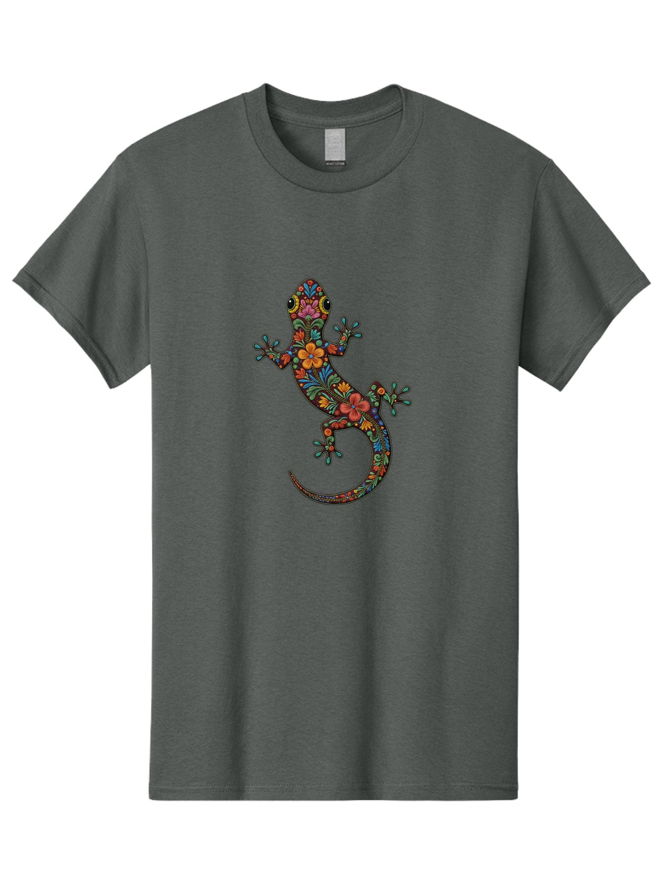 Floral-Gekko Men'S Graphic Tee, 100% Cotton, Comfortable Casual Summer Wear, Machine Washable, Vintage Camera, Old Camera, Antique Camera, Black Camera, Classic Photography, Photography Equipment, Nostalgic Device, Film Camera, Camera Art Bam418 4