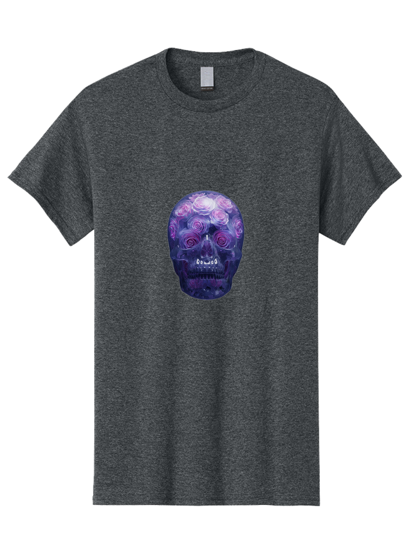 Floral-Skull-1 Men'S Graphic Tee, 100% Cotton, Comfortable Casual Summer Wear, Machine Washable, Vintage Camera, Old Camera, Antique Camera, Black Camera, Classic Photography, Photography Equipment, Nostalgic Device, Film Camera, Camera Art Bam421 6