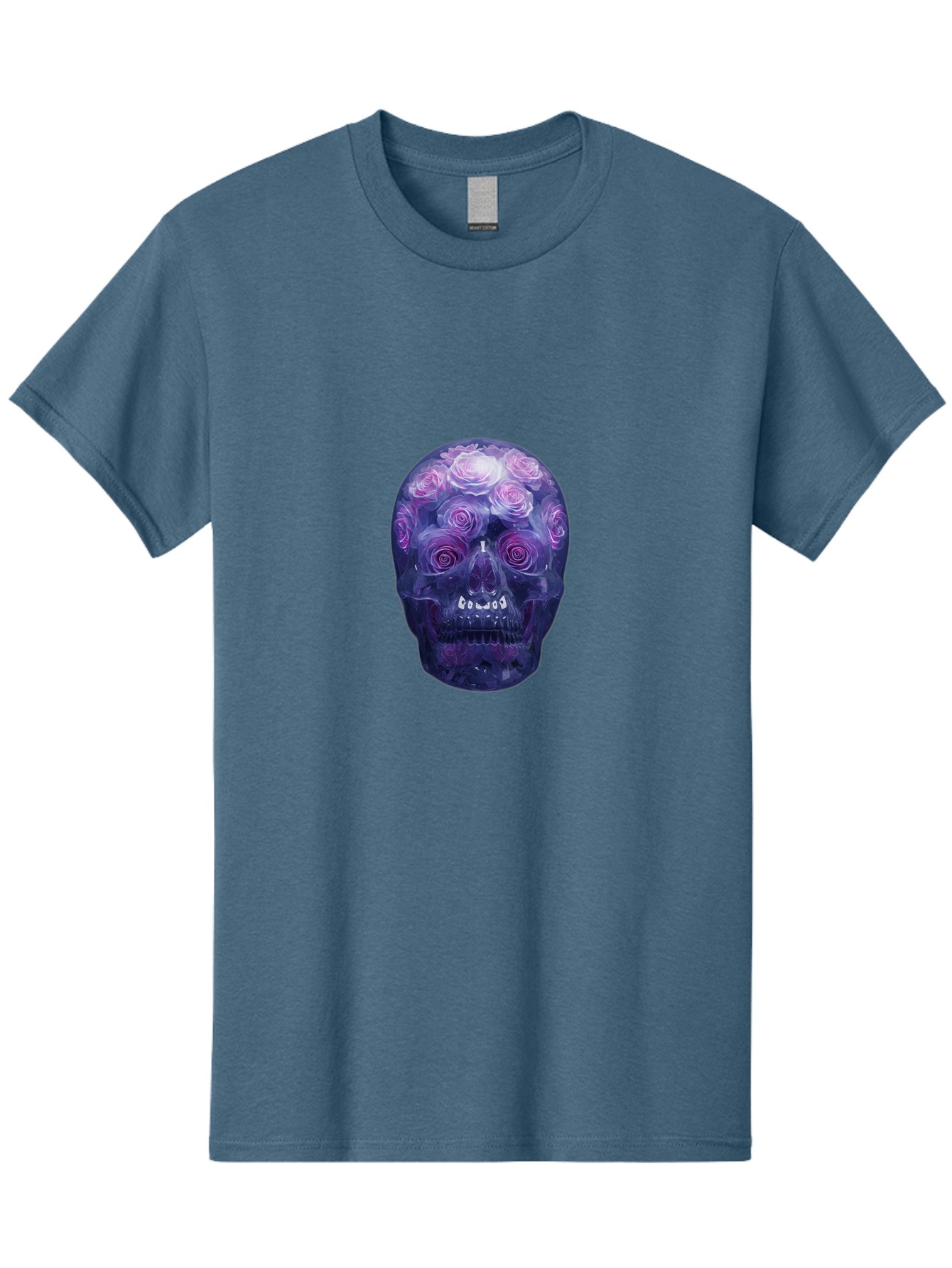 Floral-Skull-1 Men'S Graphic Tee, 100% Cotton, Comfortable Casual Summer Wear, Machine Washable, Vintage Camera, Old Camera, Antique Camera, Black Camera, Classic Photography, Photography Equipment, Nostalgic Device, Film Camera, Camera Art Bam421 13