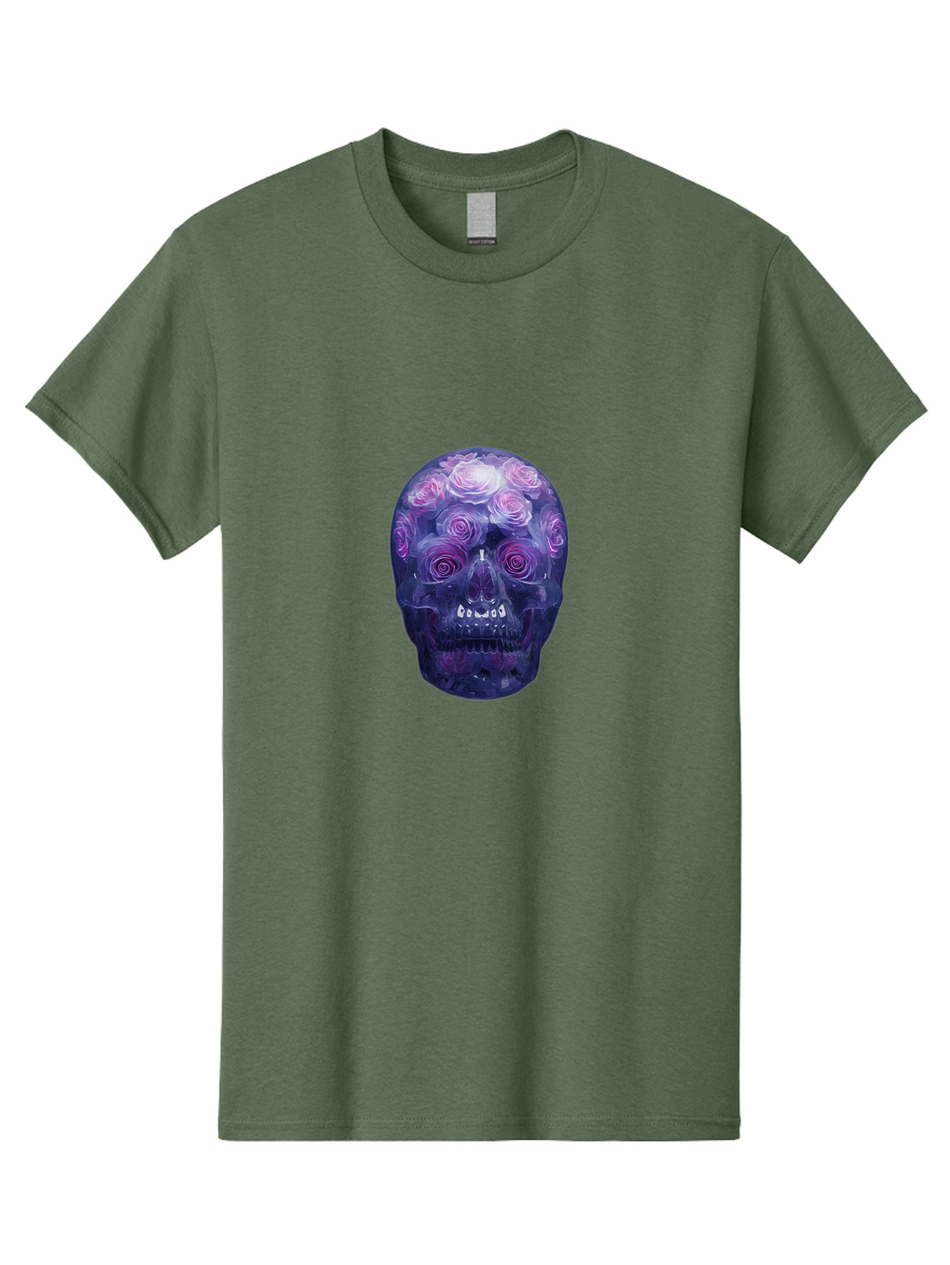 Floral-Skull-1 Men'S Graphic Tee, 100% Cotton, Comfortable Casual Summer Wear, Machine Washable, Vintage Camera, Old Camera, Antique Camera, Black Camera, Classic Photography, Photography Equipment, Nostalgic Device, Film Camera, Camera Art Bam421 5