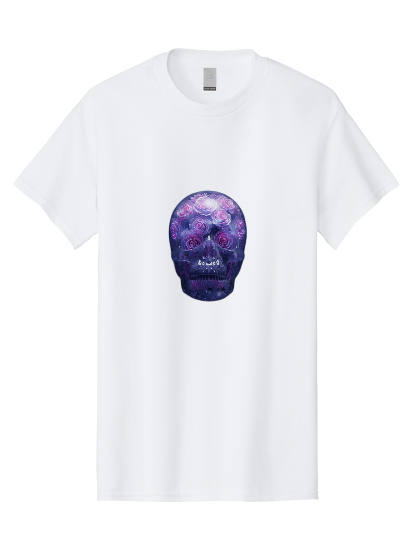 Floral-Skull-1 Men'S Graphic Tee, 100% Cotton, Comfortable Casual Summer Wear, Machine Washable, Vintage Camera, Old Camera, Antique Camera, Black Camera, Classic Photography, Photography Equipment, Nostalgic Device, Film Camera, Camera Art Bam421 3