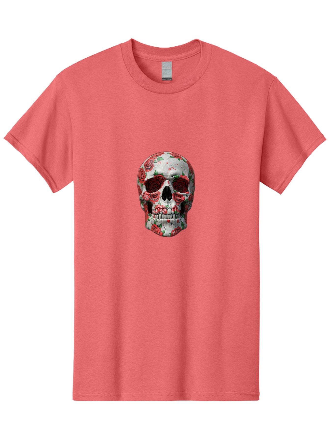 Floral-Skull-2 Men'S Graphic Tee, 100% Cotton, Comfortable Casual Summer Wear, Machine Washable, Vintage Camera, Old Camera, Antique Camera, Black Camera, Classic Photography, Photography Equipment, Nostalgic Device, Film Camera, Camera Art Bam422 15