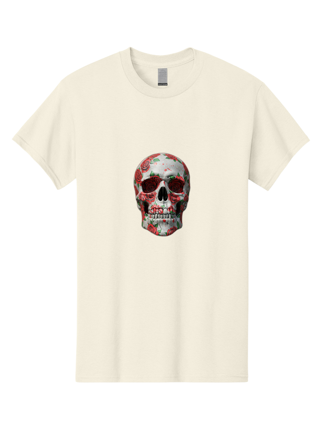 Floral-Skull-2 Men'S Graphic Tee, 100% Cotton, Comfortable Casual Summer Wear, Machine Washable, Vintage Camera, Old Camera, Antique Camera, Black Camera, Classic Photography, Photography Equipment, Nostalgic Device, Film Camera, Camera Art Bam422 12