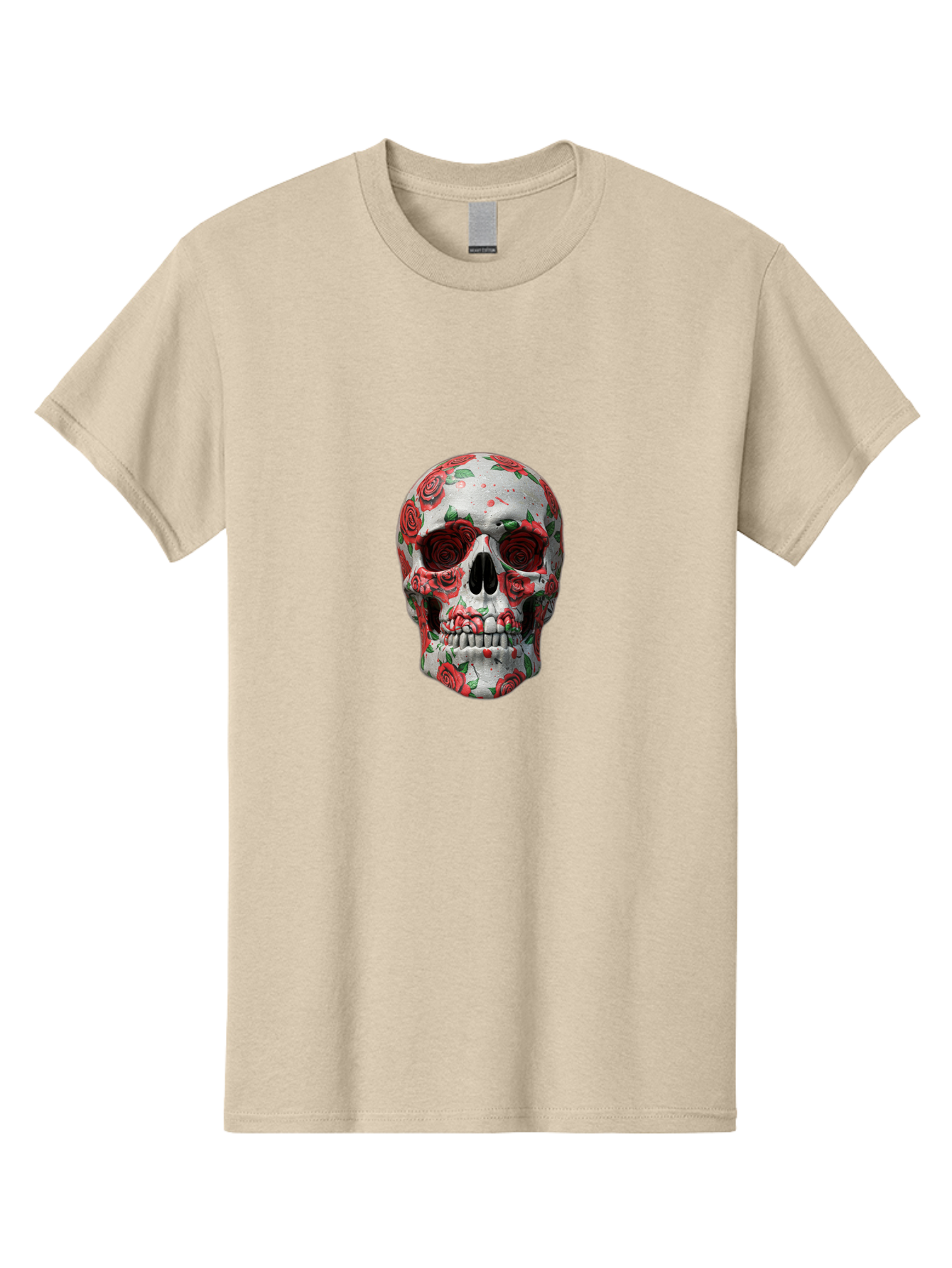 Floral-Skull-2 Men'S Graphic Tee, 100% Cotton, Comfortable Casual Summer Wear, Machine Washable, Vintage Camera, Old Camera, Antique Camera, Black Camera, Classic Photography, Photography Equipment, Nostalgic Device, Film Camera, Camera Art Bam422 14
