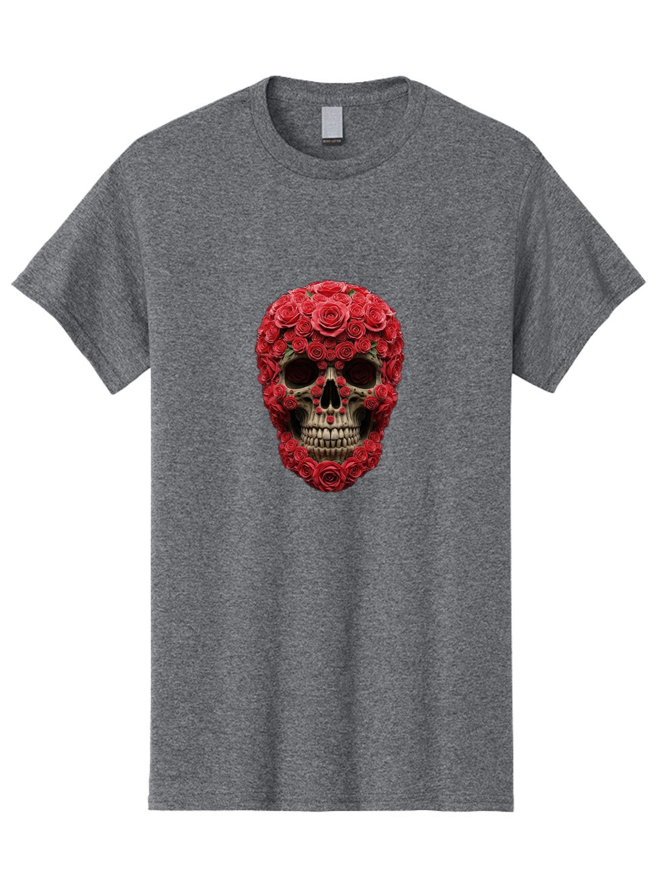 Floral-Skull Men'S Graphic Tee, 100% Cotton, Comfortable Casual Summer Wear, Machine Washable, Vintage Camera, Old Camera, Antique Camera, Black Camera, Classic Photography, Photography Equipment, Nostalgic Device, Film Camera, Camera Art Bam423 15