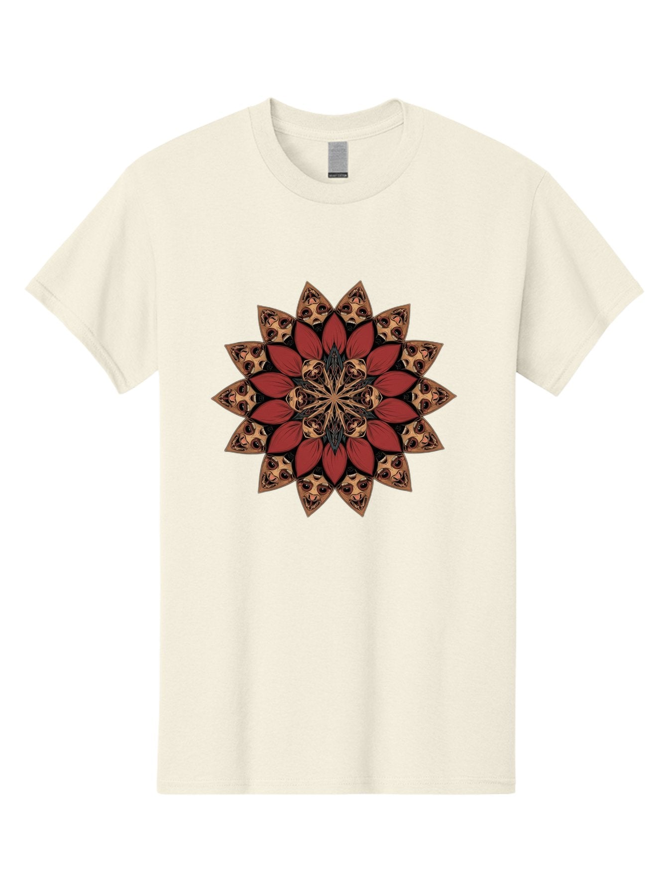 Flower-Mandala Men'S Graphic Tee, 100% Cotton, Comfortable Casual Summer Wear, Machine Washable, Vintage Camera, Old Camera, Antique Camera, Black Camera, Classic Photography, Photography Equipment, Nostalgic Device, Film Camera, Camera Art Bam424 12