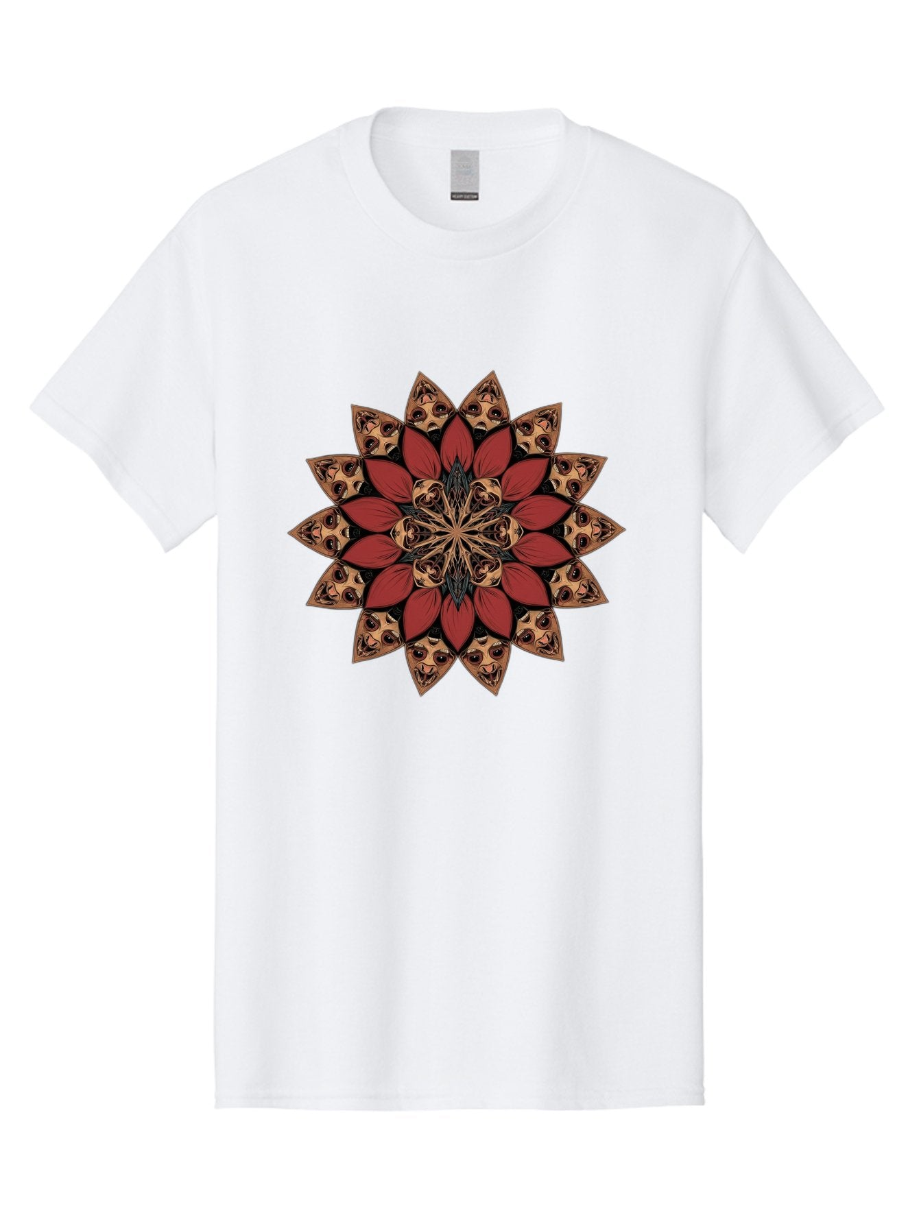 Flower-Mandala Men'S Graphic Tee, 100% Cotton, Comfortable Casual Summer Wear, Machine Washable, Vintage Camera, Old Camera, Antique Camera, Black Camera, Classic Photography, Photography Equipment, Nostalgic Device, Film Camera, Camera Art Bam424 11