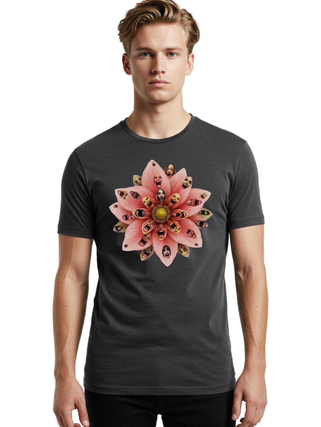 Flower-Of-Faces Men'S Graphic Tee, 100% Cotton, Comfortable Casual Summer Wear, Machine Washable, Vintage Camera, Old Camera, Antique Camera, Black Camera, Classic Photography, Photography Equipment, Nostalgic Device, Film Camera, Camera Art Bam425 26