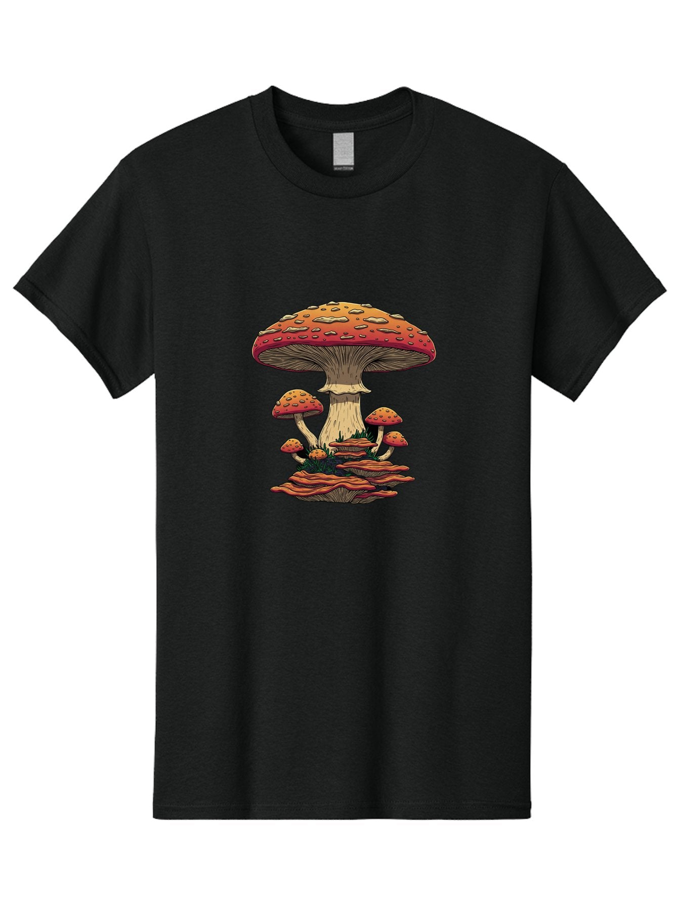 Fly-Agaric-Mushroom Men'S Graphic Tee, 100% Cotton, Comfortable Casual Summer Wear, Machine Washable, Vintage Camera, Old Camera, Antique Camera, Black Camera, Classic Photography, Photography Equipment, Nostalgic Device, Film Camera, Bam426 4