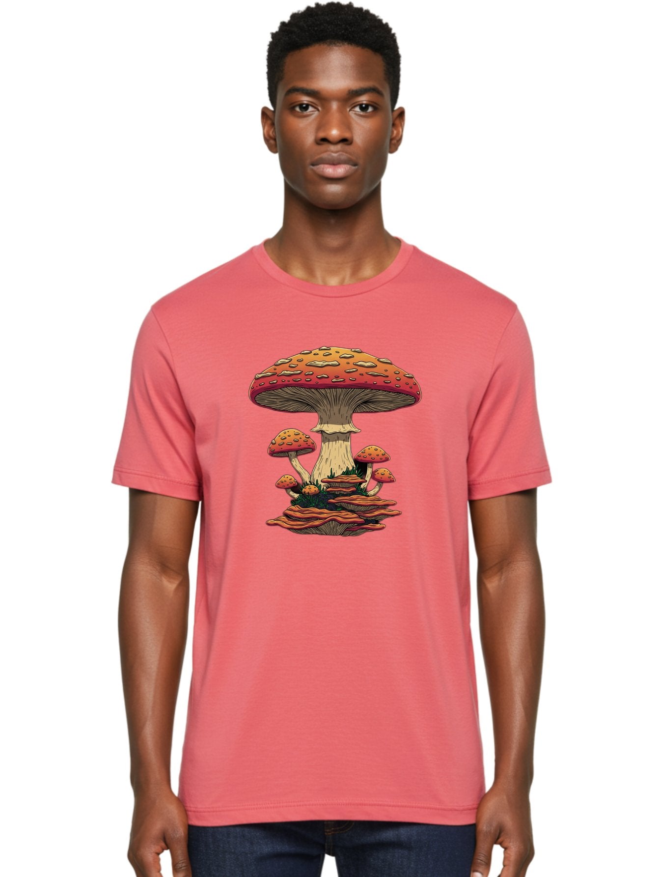 Fly-Agaric-Mushroom Men'S Graphic Tee, 100% Cotton, Comfortable Casual Summer Wear, Machine Washable, Vintage Camera, Old Camera, Antique Camera, Black Camera, Classic Photography, Photography Equipment, Nostalgic Device, Film Camera, Bam426 22