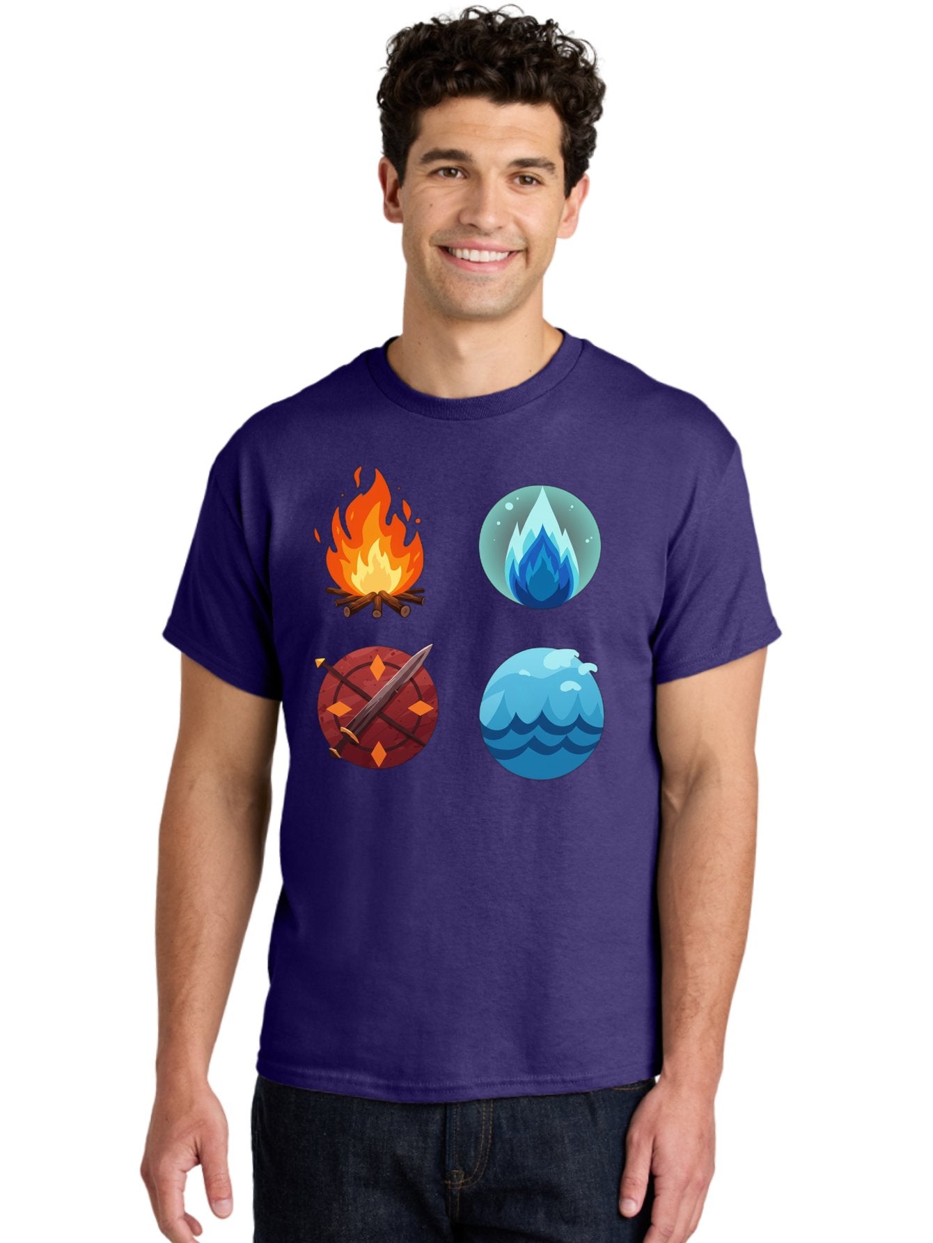 Four-Elements Men'S Graphic Tee, 100% Cotton, Comfortable Casual Summer Wear, Machine Washable, Vintage Camera, Old Camera, Antique Camera, Black Camera, Classic Photography, Photography Equipment, Nostalgic Device, Film Camera, Camera Art Bam432 23