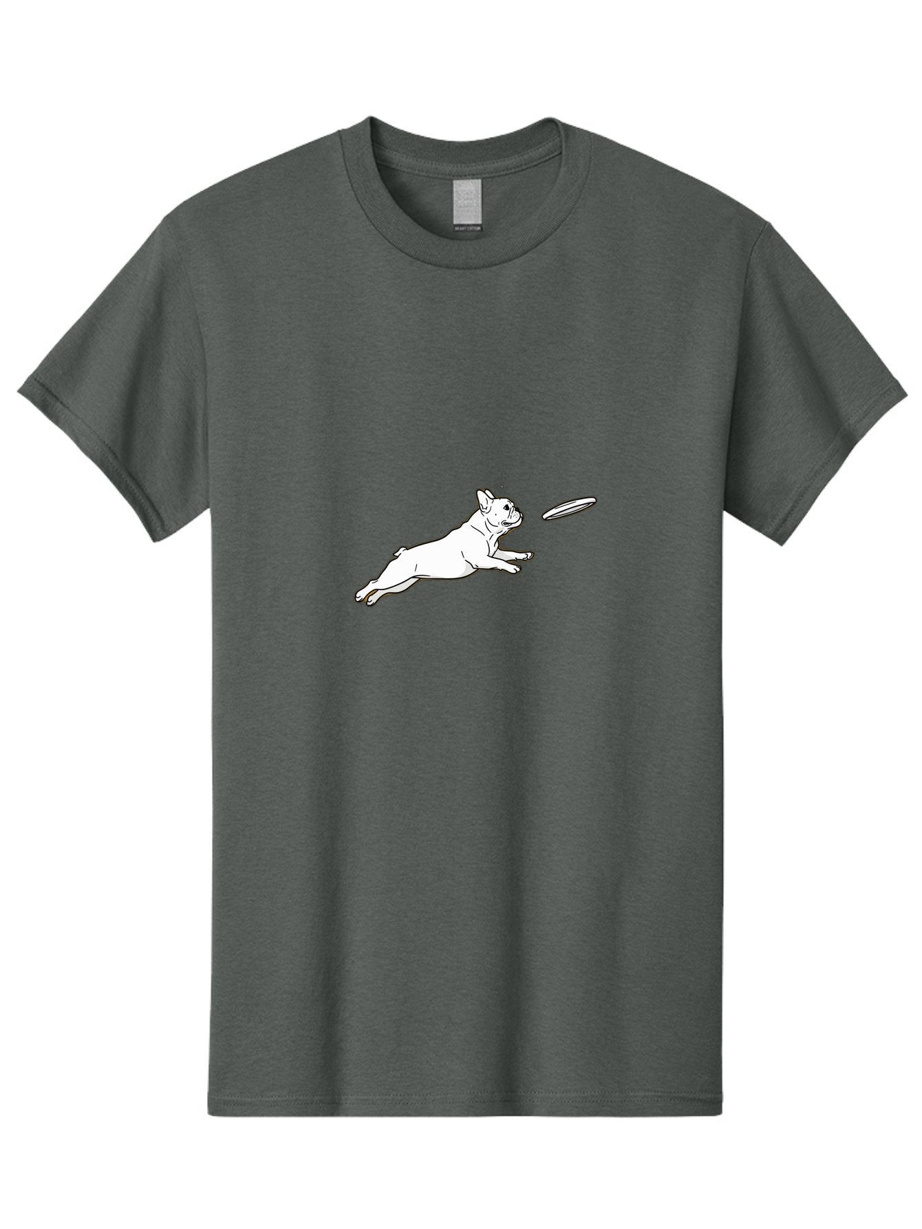 French-Bulldog-Catching-Frisbee Men'S Graphic Tee, 100% Cotton, Comfortable Casual Summer Wear, Machine Washable, Vintage Camera, Old Camera, Antique Camera, Black Camera, Classic Photography, Photography Equipment, Nostalgic Device, Bam435