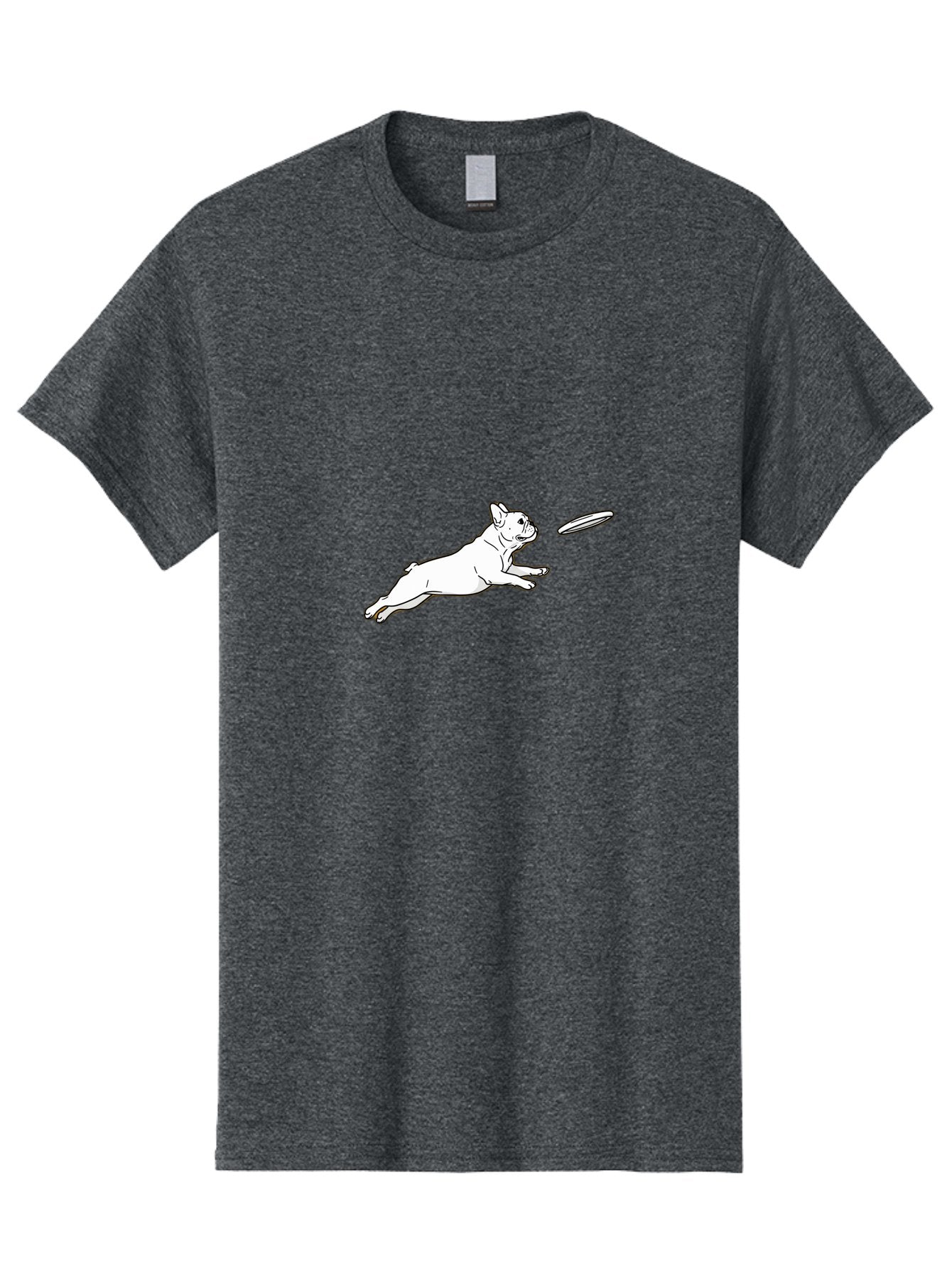 French-Bulldog-Catching-Frisbee Men'S Graphic Tee, 100% Cotton, Comfortable Casual Summer Wear, Machine Washable, Vintage Camera, Old Camera, Antique Camera, Black Camera, Classic Photography, Photography Equipment, Nostalgic Device, Bam435