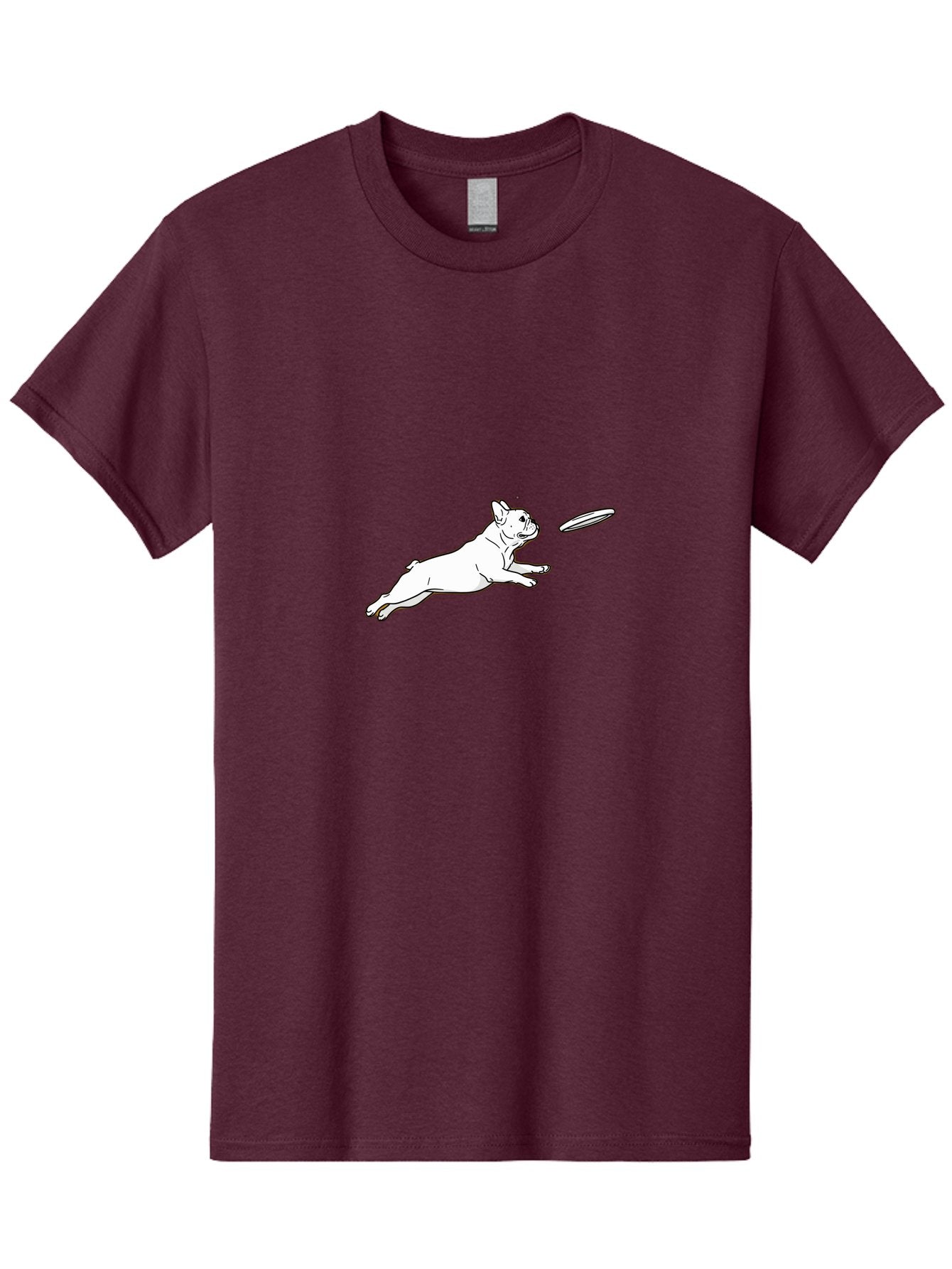 French-Bulldog-Catching-Frisbee Men'S Graphic Tee, 100% Cotton, Comfortable Casual Summer Wear, Machine Washable, Vintage Camera, Old Camera, Antique Camera, Black Camera, Classic Photography, Photography Equipment, Nostalgic Device, Bam435 7