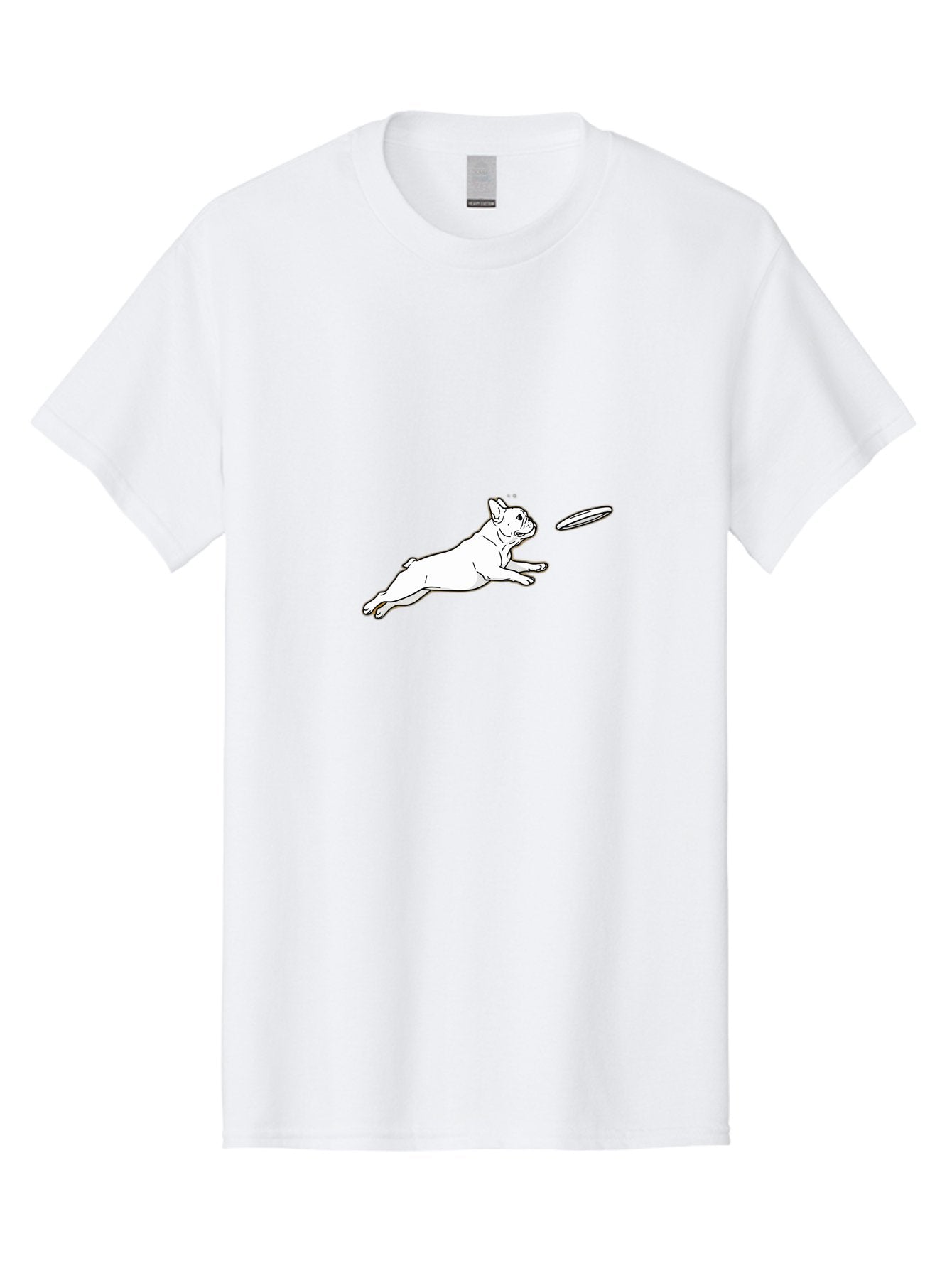 French-Bulldog-Catching-Frisbee Men'S Graphic Tee, 100% Cotton, Comfortable Casual Summer Wear, Machine Washable, Vintage Camera, Old Camera, Antique Camera, Black Camera, Classic Photography, Photography Equipment, Nostalgic Device, Bam435 6
