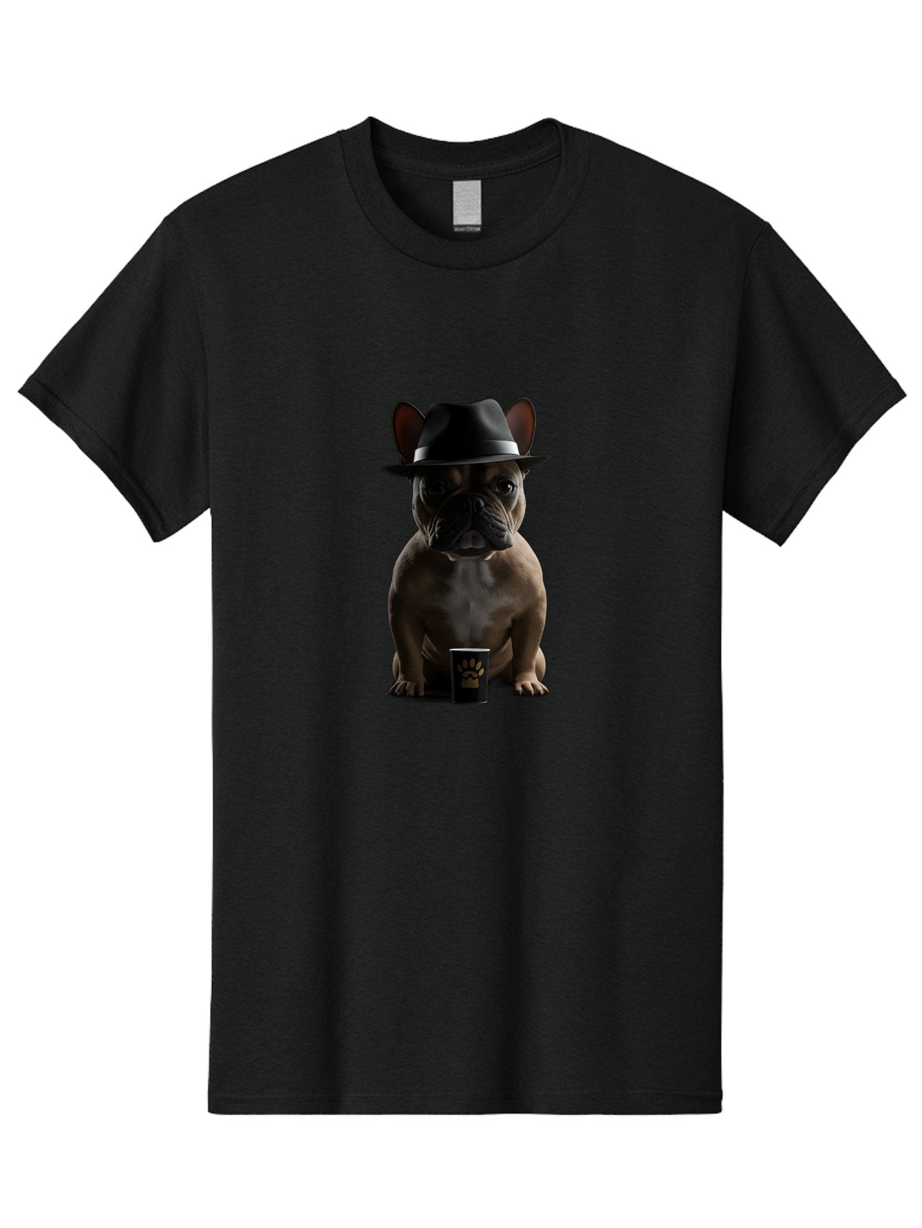 French-Bulldog-With-Fedora-Hat Men'S Graphic Tee, 100% Cotton, Comfortable Casual Summer Wear, Machine Washable, Vintage Camera, Old Camera, Antique Camera, Black Camera, Classic Photography, Photography Equipment, Nostalgic Device, Bam436 15