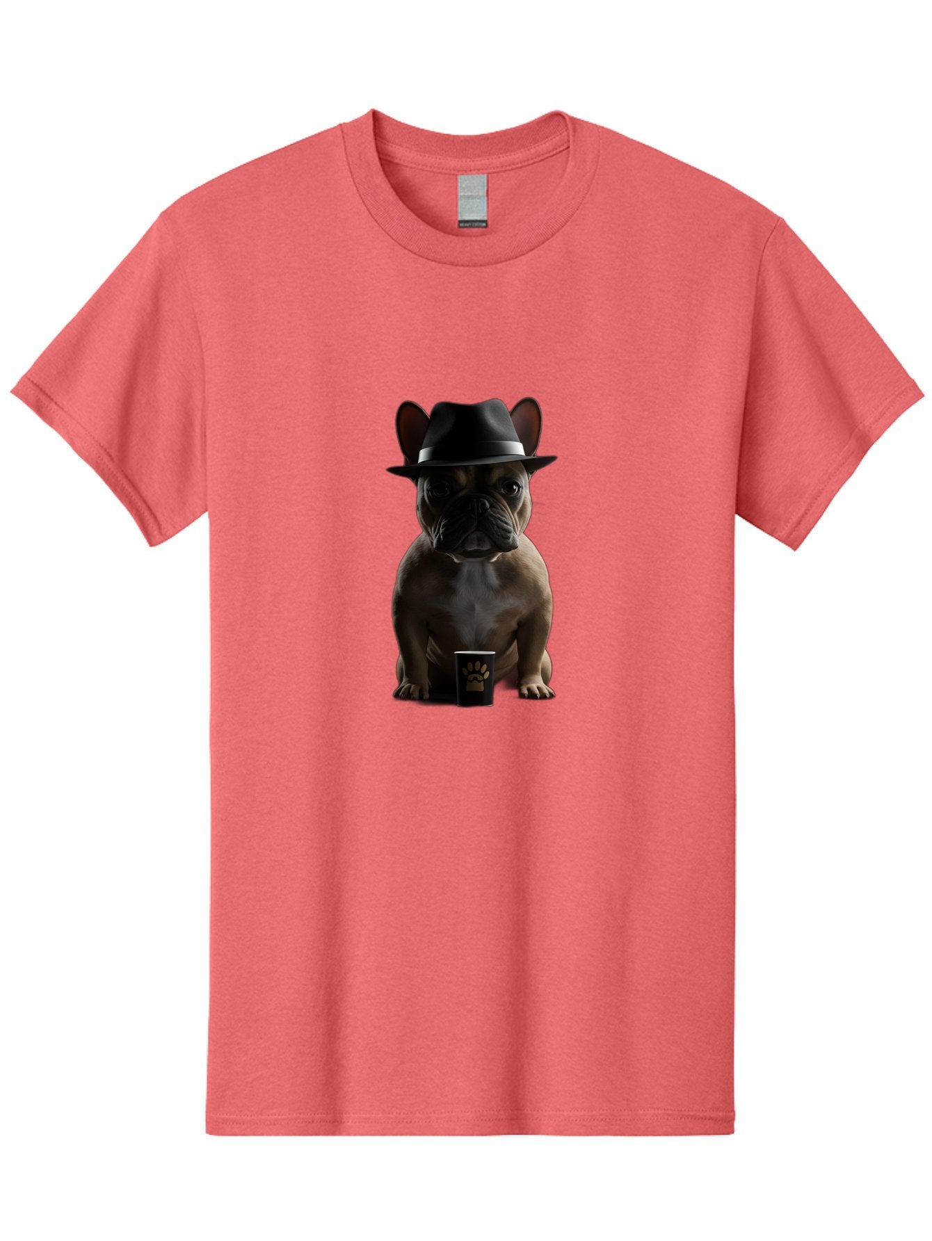 French-Bulldog-With-Fedora-Hat Men'S Graphic Tee, 100% Cotton, Comfortable Casual Summer Wear, Machine Washable, Vintage Camera, Old Camera, Antique Camera, Black Camera, Classic Photography, Photography Equipment, Nostalgic Device, Bam436 4
