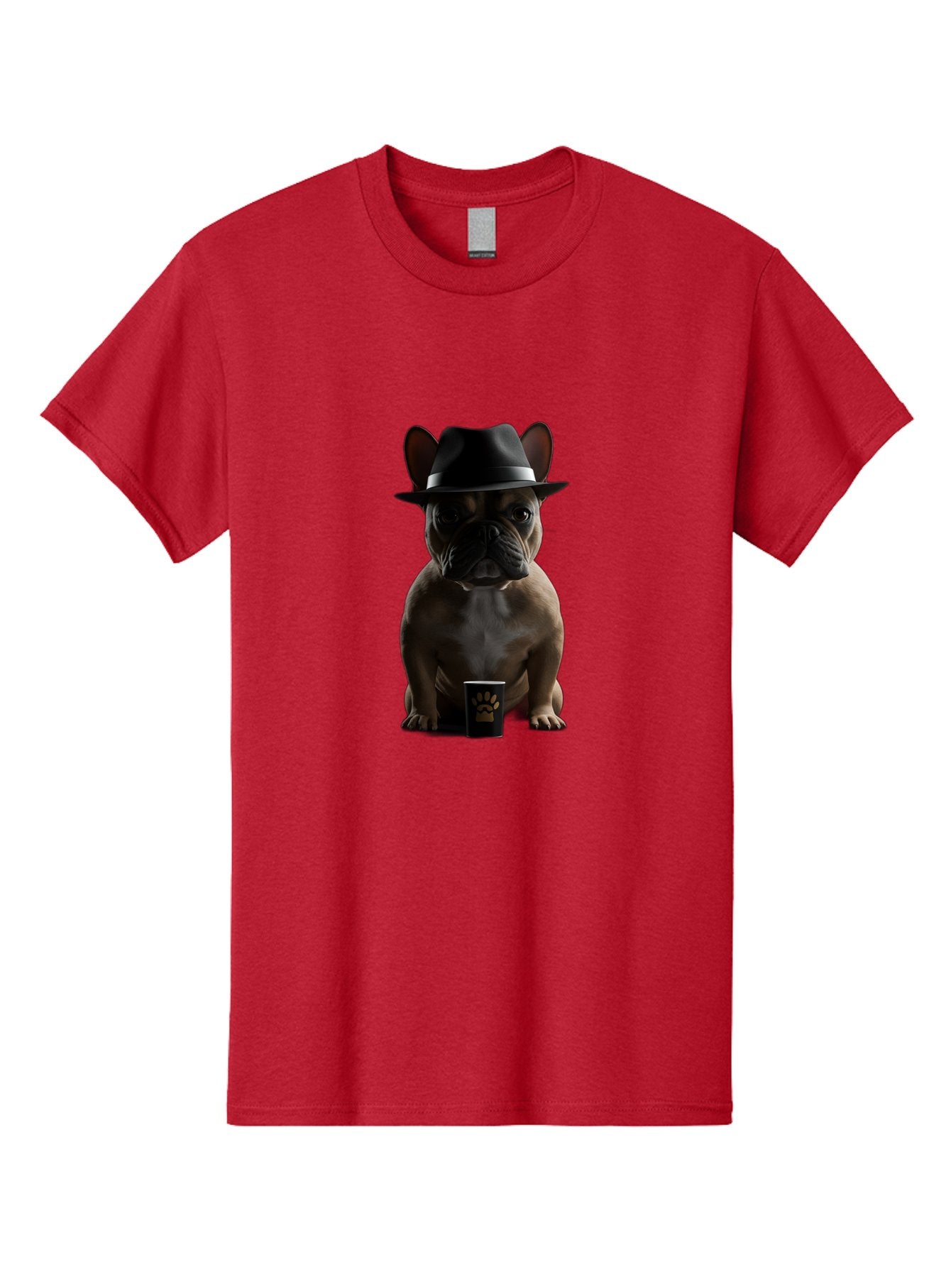 French-Bulldog-With-Fedora-Hat Men'S Graphic Tee, 100% Cotton, Comfortable Casual Summer Wear, Machine Washable, Vintage Camera, Old Camera, Antique Camera, Black Camera, Classic Photography, Photography Equipment, Nostalgic Device, Bam436 12