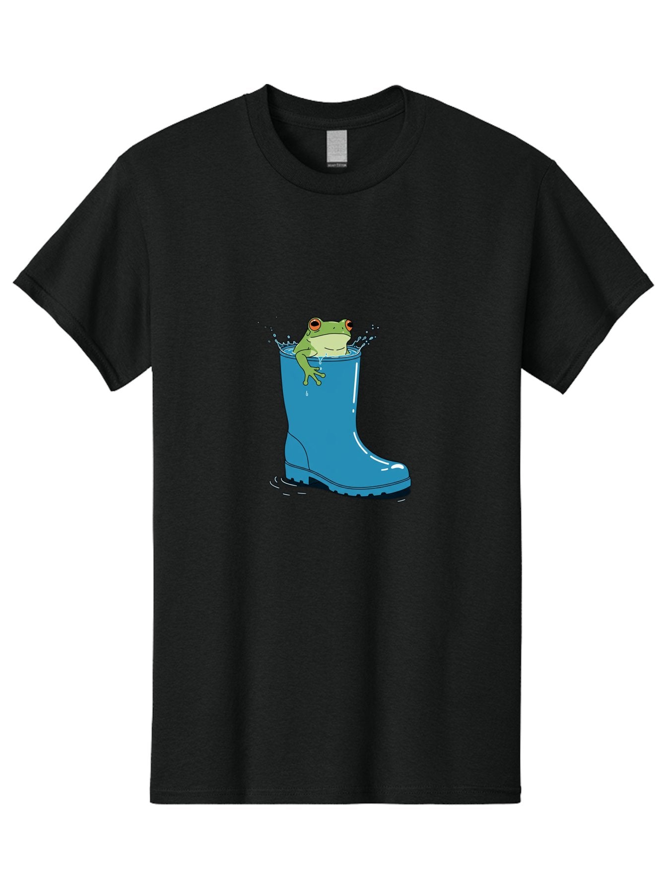 Frog-In-Blue-Boot Men'S Graphic Tee, 100% Cotton, Comfortable Casual Summer Wear, Machine Washable, Vintage Camera, Old Camera, Antique Camera, Black Camera, Classic Photography, Photography Equipment, Nostalgic Device, Film Camera, Camera Art Bam437 15