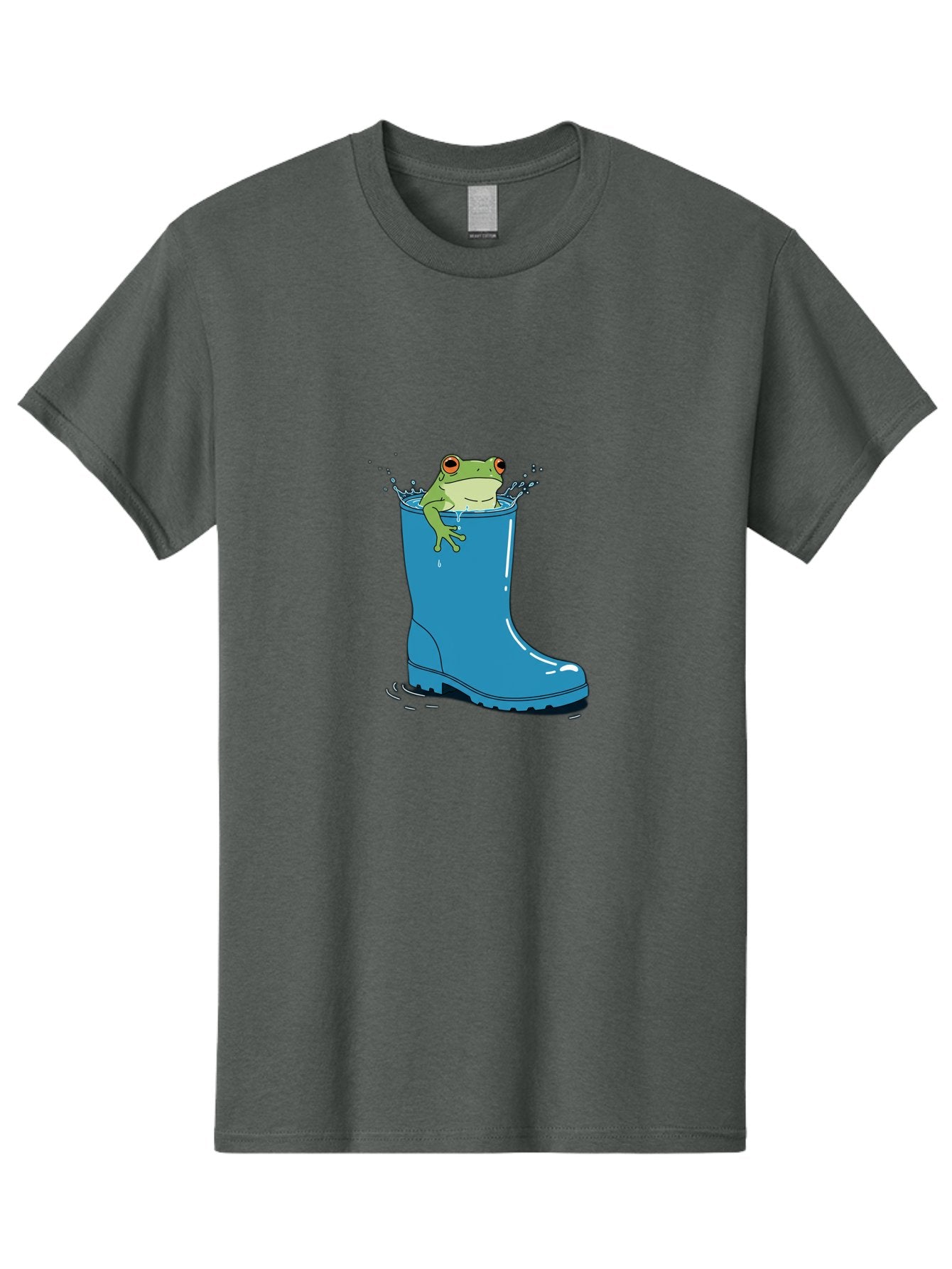 Frog-In-Blue-Boot Men'S Graphic Tee, 100% Cotton, Comfortable Casual Summer Wear, Machine Washable, Vintage Camera, Old Camera, Antique Camera, Black Camera, Classic Photography, Photography Equipment, Nostalgic Device, Film Camera, Camera Art Bam437 4