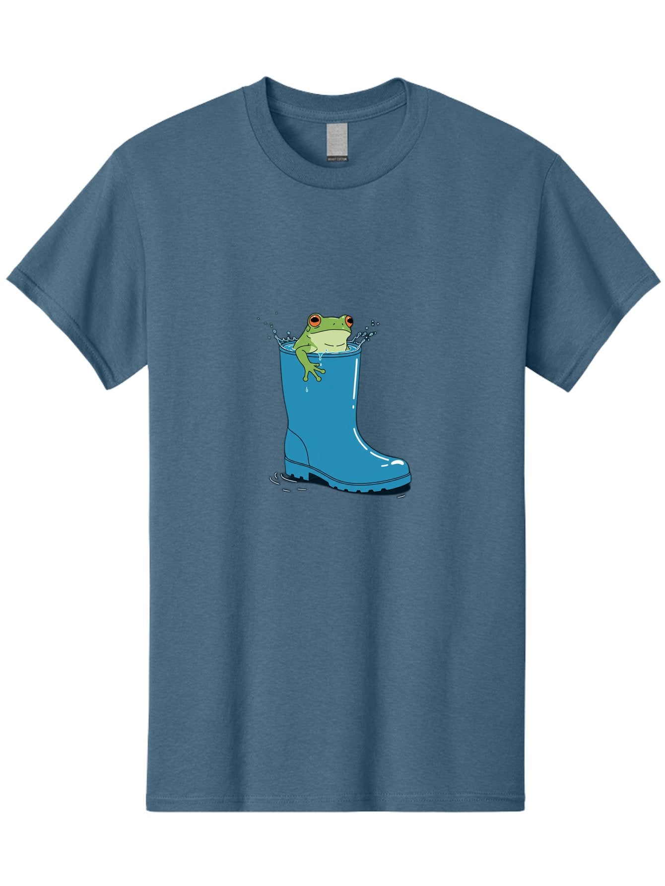 Frog-In-Blue-Boot Men'S Graphic Tee, 100% Cotton, Comfortable Casual Summer Wear, Machine Washable, Vintage Camera, Old Camera, Antique Camera, Black Camera, Classic Photography, Photography Equipment, Nostalgic Device, Film Camera, Camera Art Bam437 7