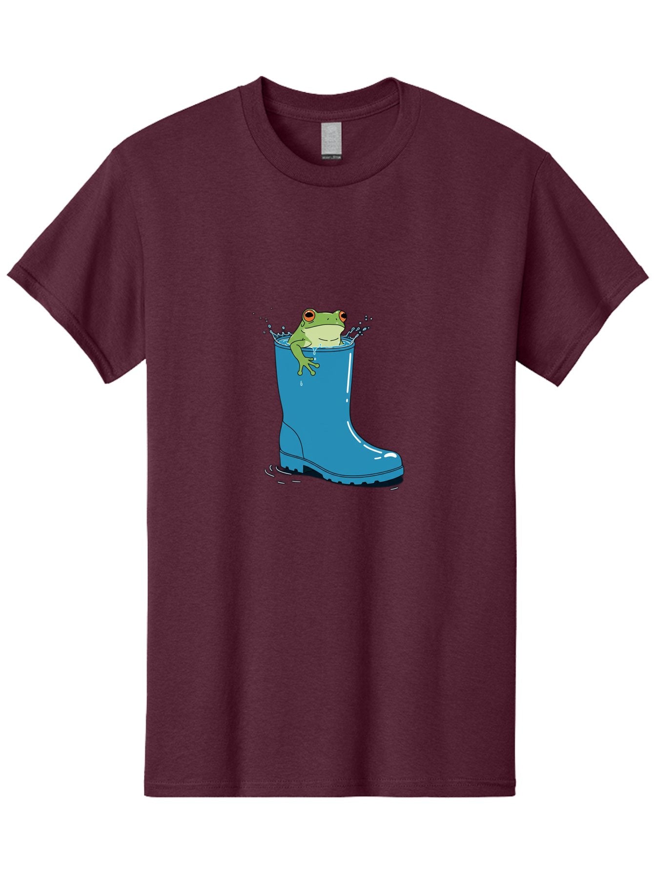 Frog-In-Blue-Boot Men'S Graphic Tee, 100% Cotton, Comfortable Casual Summer Wear, Machine Washable, Vintage Camera, Old Camera, Antique Camera, Black Camera, Classic Photography, Photography Equipment, Nostalgic Device, Film Camera, Camera Art Bam437 5