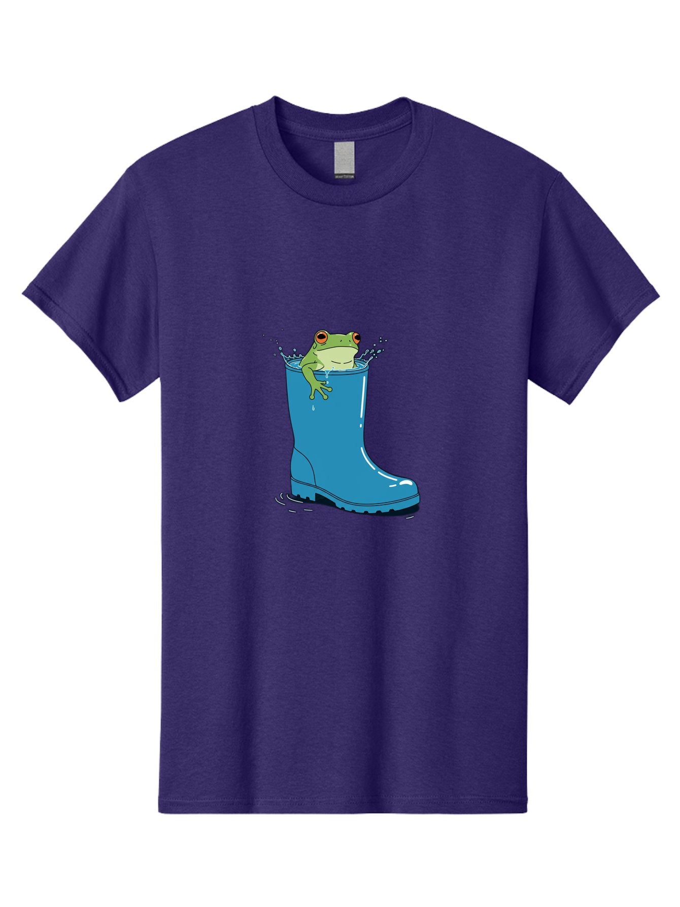 Frog-In-Blue-Boot Men'S Graphic Tee, 100% Cotton, Comfortable Casual Summer Wear, Machine Washable, Vintage Camera, Old Camera, Antique Camera, Black Camera, Classic Photography, Photography Equipment, Nostalgic Device, Film Camera, Camera Art Bam437