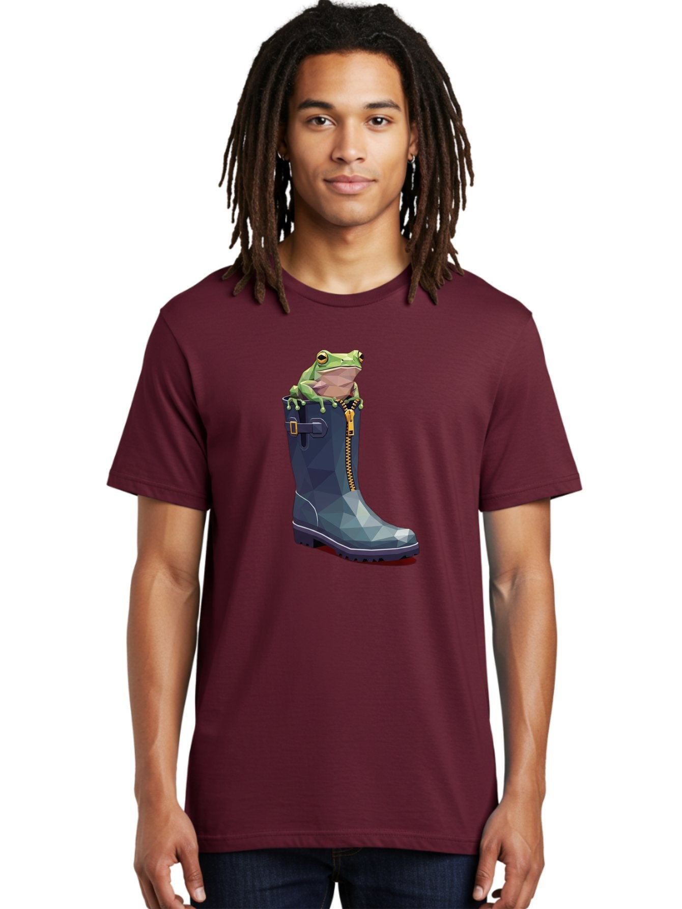 Frog-In-Boot-1 Men'S Graphic Tee, 100% Cotton, Comfortable Casual Summer Wear, Machine Washable, Vintage Camera, Old Camera, Antique Camera, Black Camera, Classic Photography, Photography Equipment, Nostalgic Device, Film Camera, Camera Art Bam439 19