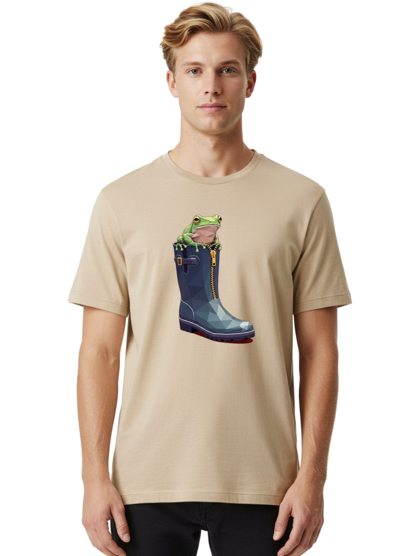 Frog-In-Boot-1 Men'S Graphic Tee, 100% Cotton, Comfortable Casual Summer Wear, Machine Washable, Vintage Camera, Old Camera, Antique Camera, Black Camera, Classic Photography, Photography Equipment, Nostalgic Device, Film Camera, Camera Art Bam439 27