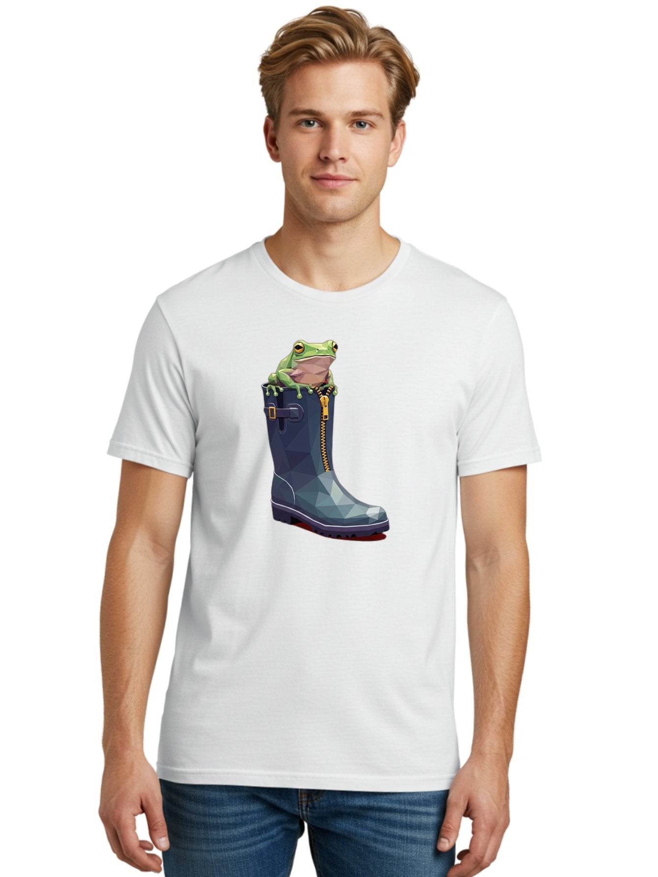 Frog-In-Boot-1 Men'S Graphic Tee, 100% Cotton, Comfortable Casual Summer Wear, Machine Washable, Vintage Camera, Old Camera, Antique Camera, Black Camera, Classic Photography, Photography Equipment, Nostalgic Device, Film Camera, Camera Art Bam439 23
