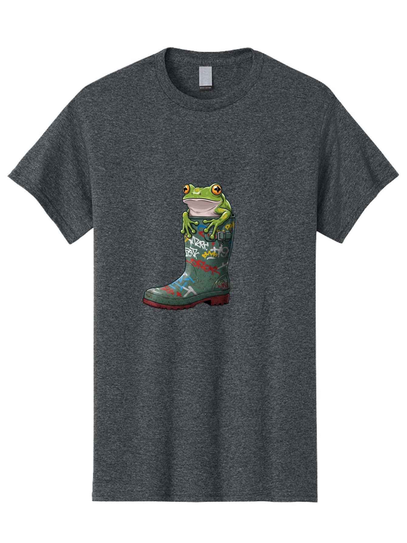 Frog-In-Boot-3 Men'S Graphic Tee, 100% Cotton, Comfortable Casual Summer Wear, Machine Washable, Vintage Camera, Old Camera, Antique Camera, Black Camera, Classic Photography, Photography Equipment, Nostalgic Device, Film Camera, Camera Art Bam441 15