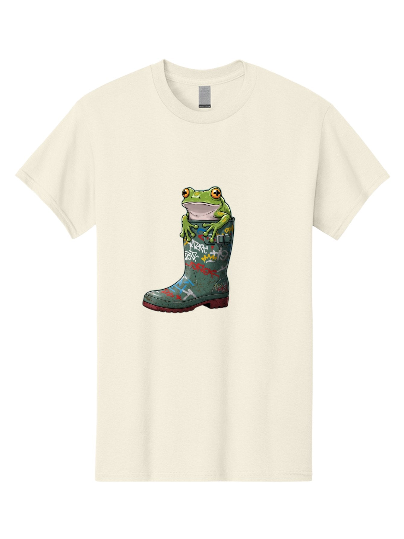 Frog-In-Boot-3 Men'S Graphic Tee, 100% Cotton, Comfortable Casual Summer Wear, Machine Washable, Vintage Camera, Old Camera, Antique Camera, Black Camera, Classic Photography, Photography Equipment, Nostalgic Device, Film Camera, Camera Art Bam441 12