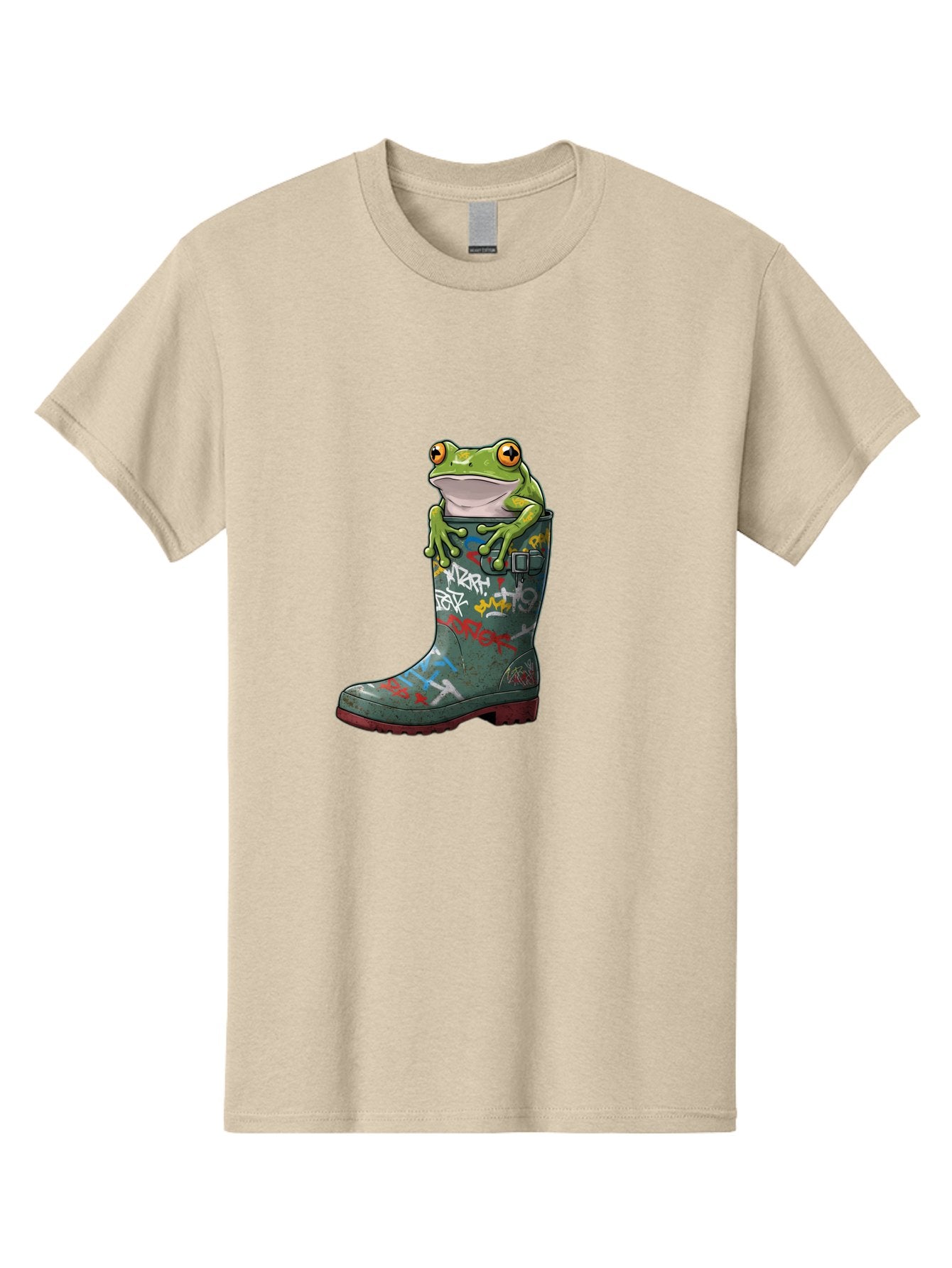 Frog-In-Boot-3 Men'S Graphic Tee, 100% Cotton, Comfortable Casual Summer Wear, Machine Washable, Vintage Camera, Old Camera, Antique Camera, Black Camera, Classic Photography, Photography Equipment, Nostalgic Device, Film Camera, Camera Art Bam441 13