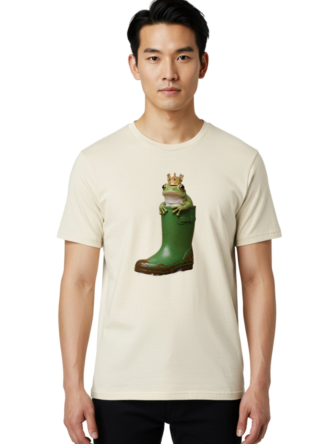 Frog-In-Boot Men'S Graphic Tee, 100% Cotton, Comfortable Casual Summer Wear, Machine Washable, Vintage Camera, Old Camera, Antique Camera, Black Camera, Classic Photography, Photography Equipment, Nostalgic Device, Film Camera, Camera Art Bam442 30