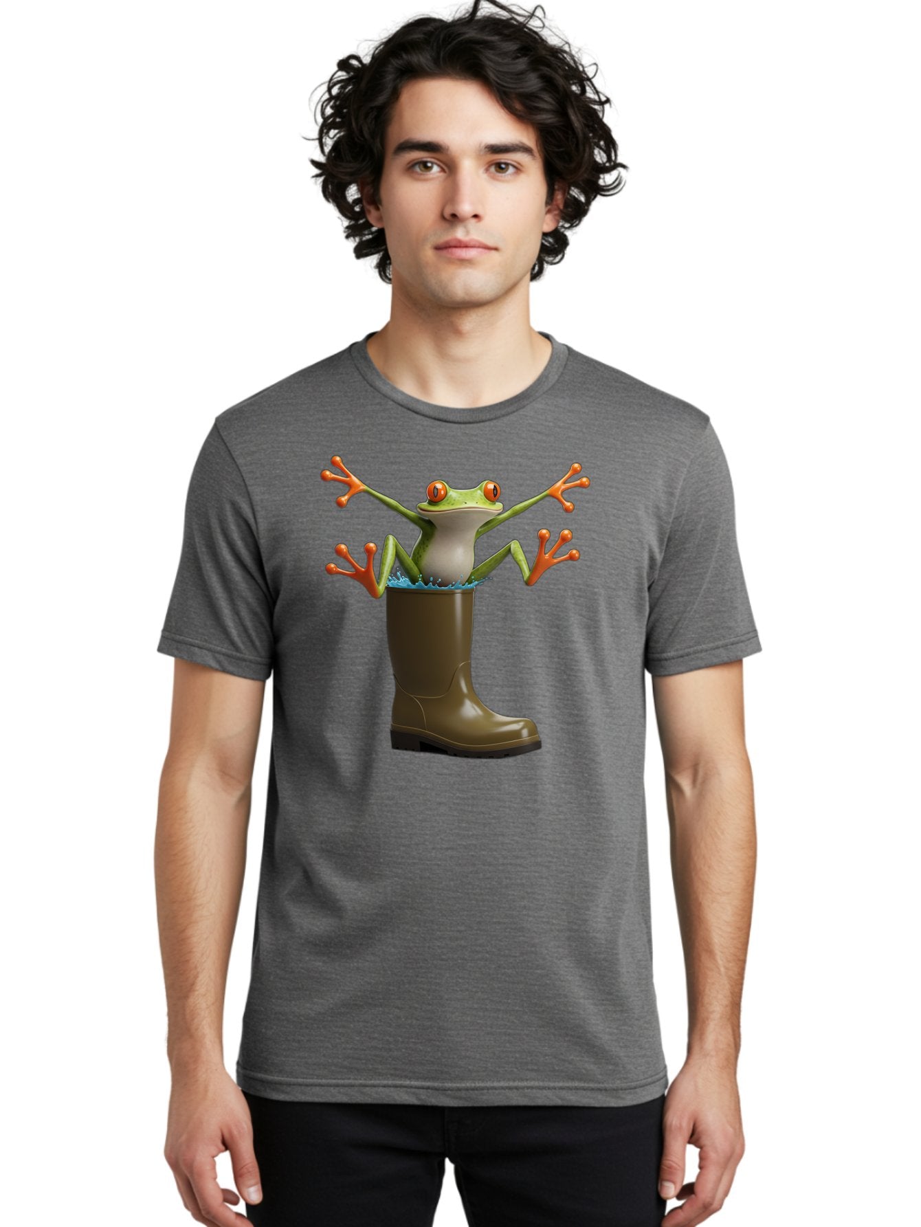 Frog-In-Mud-Boot Men'S Graphic Tee, 100% Cotton, Comfortable Casual Summer Wear, Machine Washable, Vintage Camera, Old Camera, Antique Camera, Black Camera, Classic Photography, Photography Equipment, Nostalgic Device, Film Camera, Camera Art Bam444 30