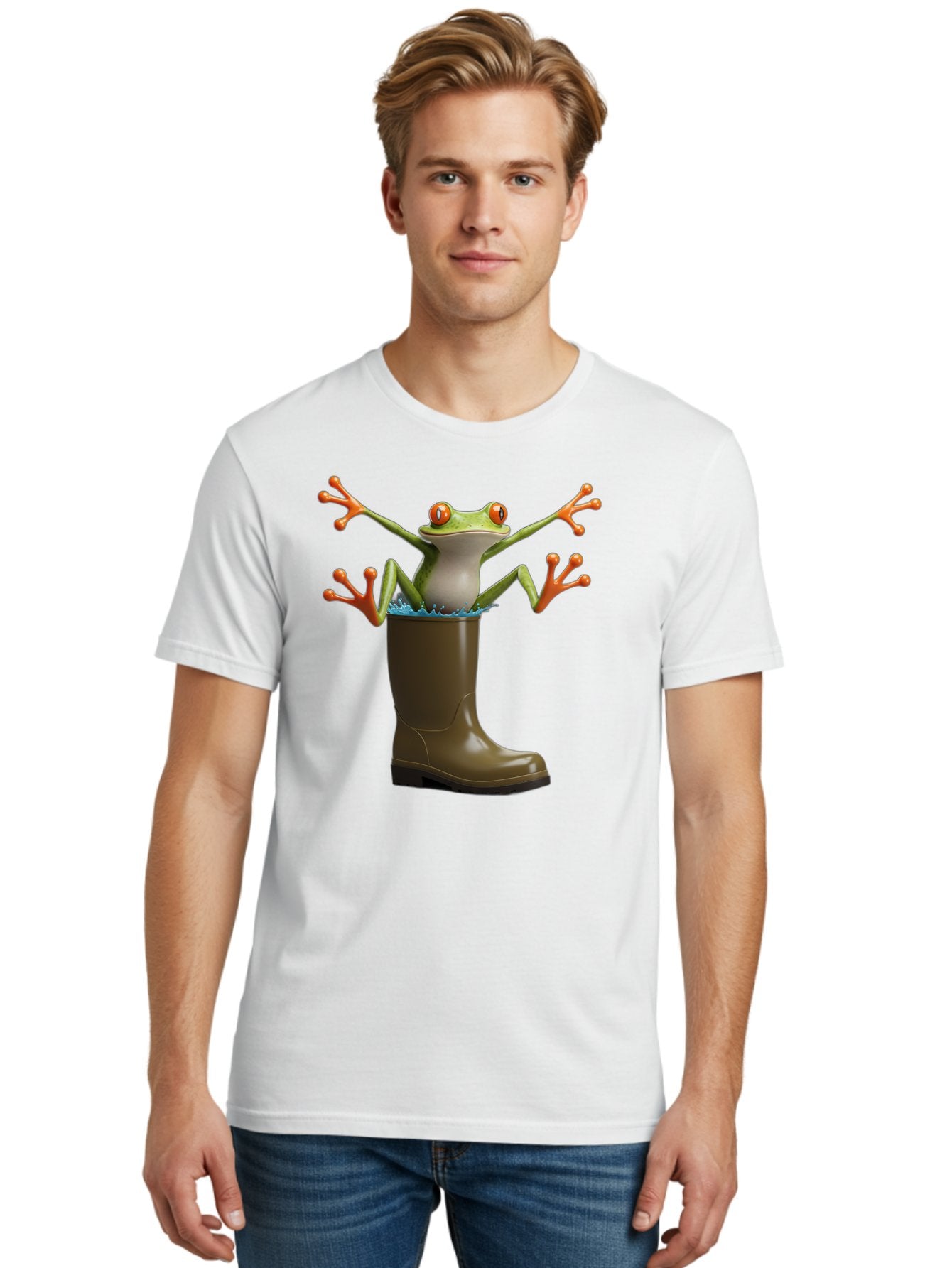 Frog-In-Mud-Boot Men'S Graphic Tee, 100% Cotton, Comfortable Casual Summer Wear, Machine Washable, Vintage Camera, Old Camera, Antique Camera, Black Camera, Classic Photography, Photography Equipment, Nostalgic Device, Film Camera, Camera Art Bam444 17
