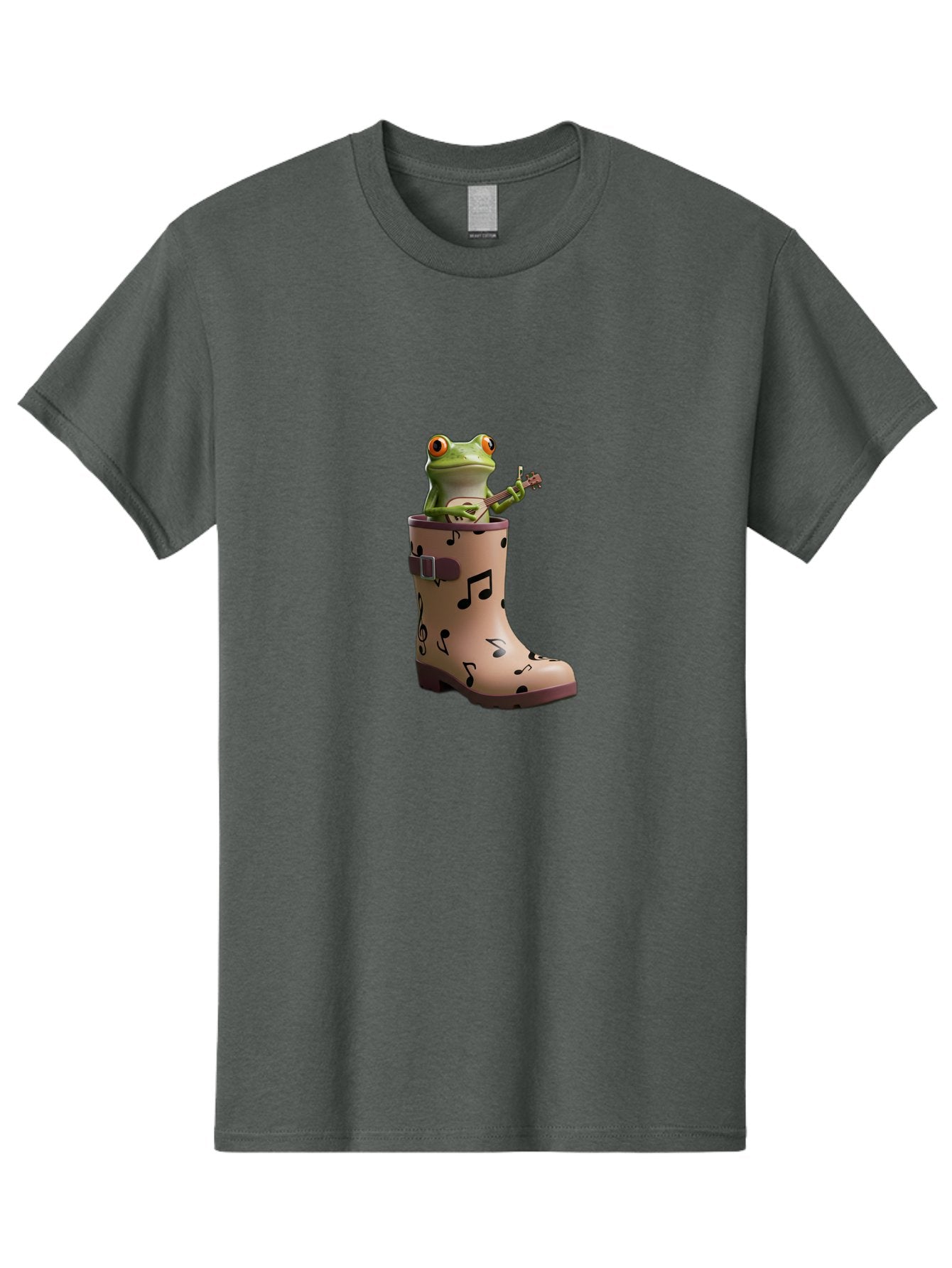 Frog-In-Music-Boot Men'S Graphic Tee, 100% Cotton, Comfortable Casual Summer Wear, Machine Washable, Vintage Camera, Old Camera, Antique Camera, Black Camera, Classic Photography, Photography Equipment, Nostalgic Device, Film Camera, Bam445 5