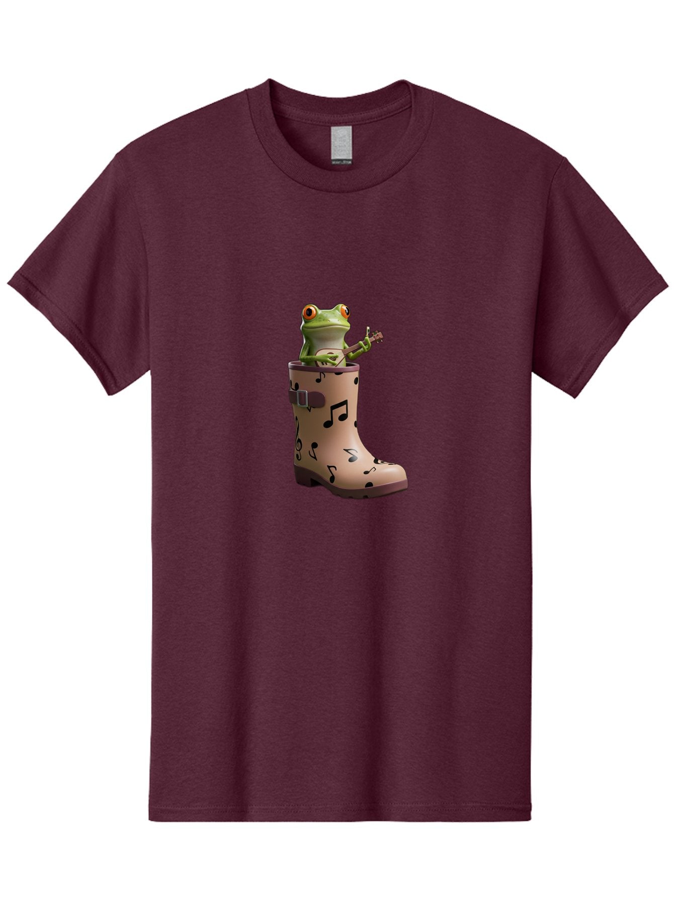 Frog-In-Music-Boot Men'S Graphic Tee, 100% Cotton, Comfortable Casual Summer Wear, Machine Washable, Vintage Camera, Old Camera, Antique Camera, Black Camera, Classic Photography, Photography Equipment, Nostalgic Device, Film Camera, Bam445 3