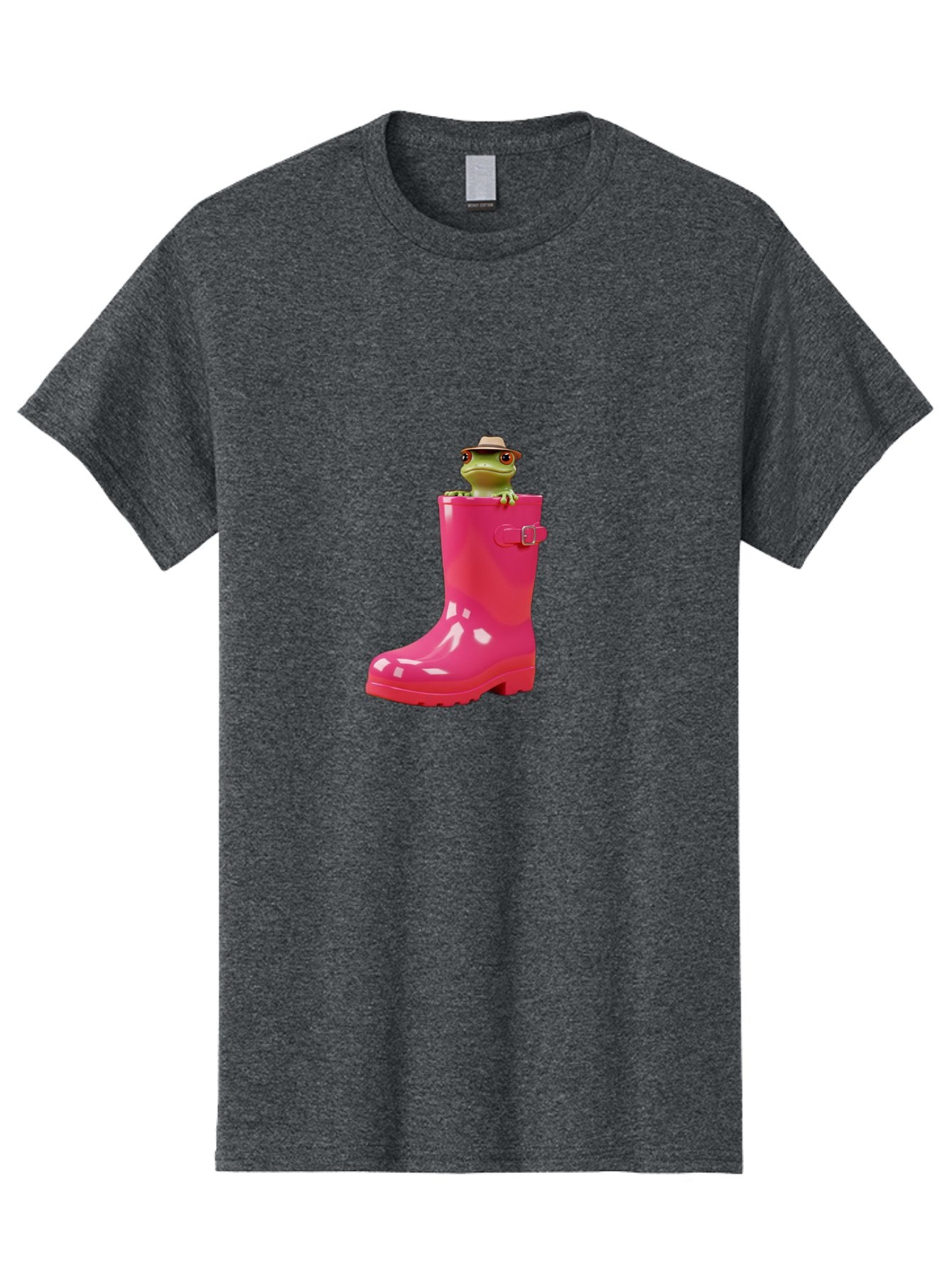 Frog-In-Pink-Boot Men'S Graphic Tee, 100% Cotton, Comfortable Casual Summer Wear, Machine Washable, Vintage Camera, Old Camera, Antique Camera, Black Camera, Classic Photography, Photography Equipment, Nostalgic Device, Film Camera, Camera Art Bam446