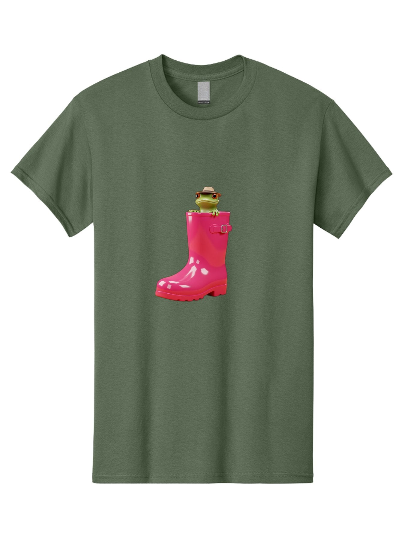 Frog-In-Pink-Boot Men'S Graphic Tee, 100% Cotton, Comfortable Casual Summer Wear, Machine Washable, Vintage Camera, Old Camera, Antique Camera, Black Camera, Classic Photography, Photography Equipment, Nostalgic Device, Film Camera, Camera Art Bam446 3