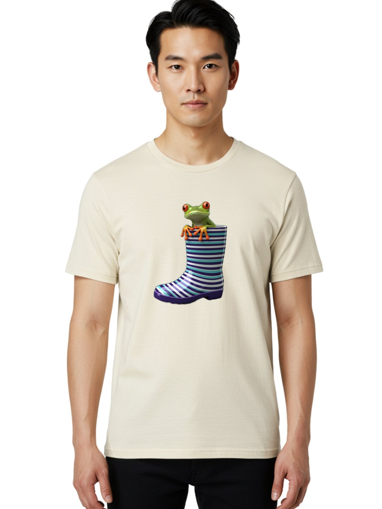 Frog-In-Rainboot Men'S Graphic Tee, 100% Cotton, Comfortable Casual Summer Wear, Machine Washable, Vintage Camera, Old Camera, Antique Camera, Black Camera, Classic Photography, Photography Equipment, Nostalgic Device, Film Camera, Camera Art Bam448 28