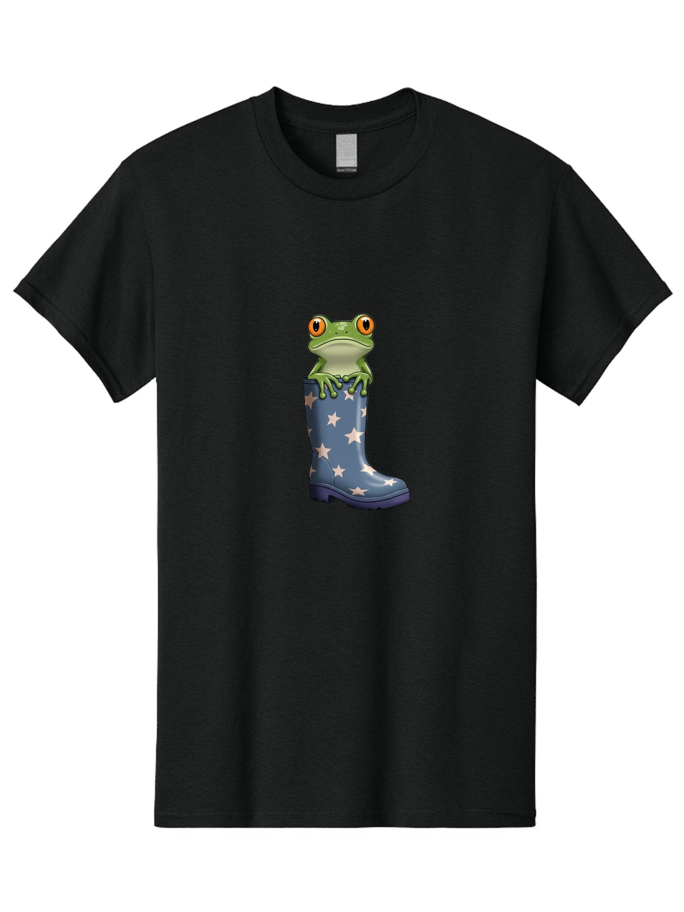 Frog-In-Starry-Boot Men'S Graphic Tee, 100% Cotton, Comfortable Casual Summer Wear, Machine Washable, Vintage Camera, Old Camera, Antique Camera, Black Camera, Classic Photography, Photography Equipment, Nostalgic Device, Film Camera, Bam450 15