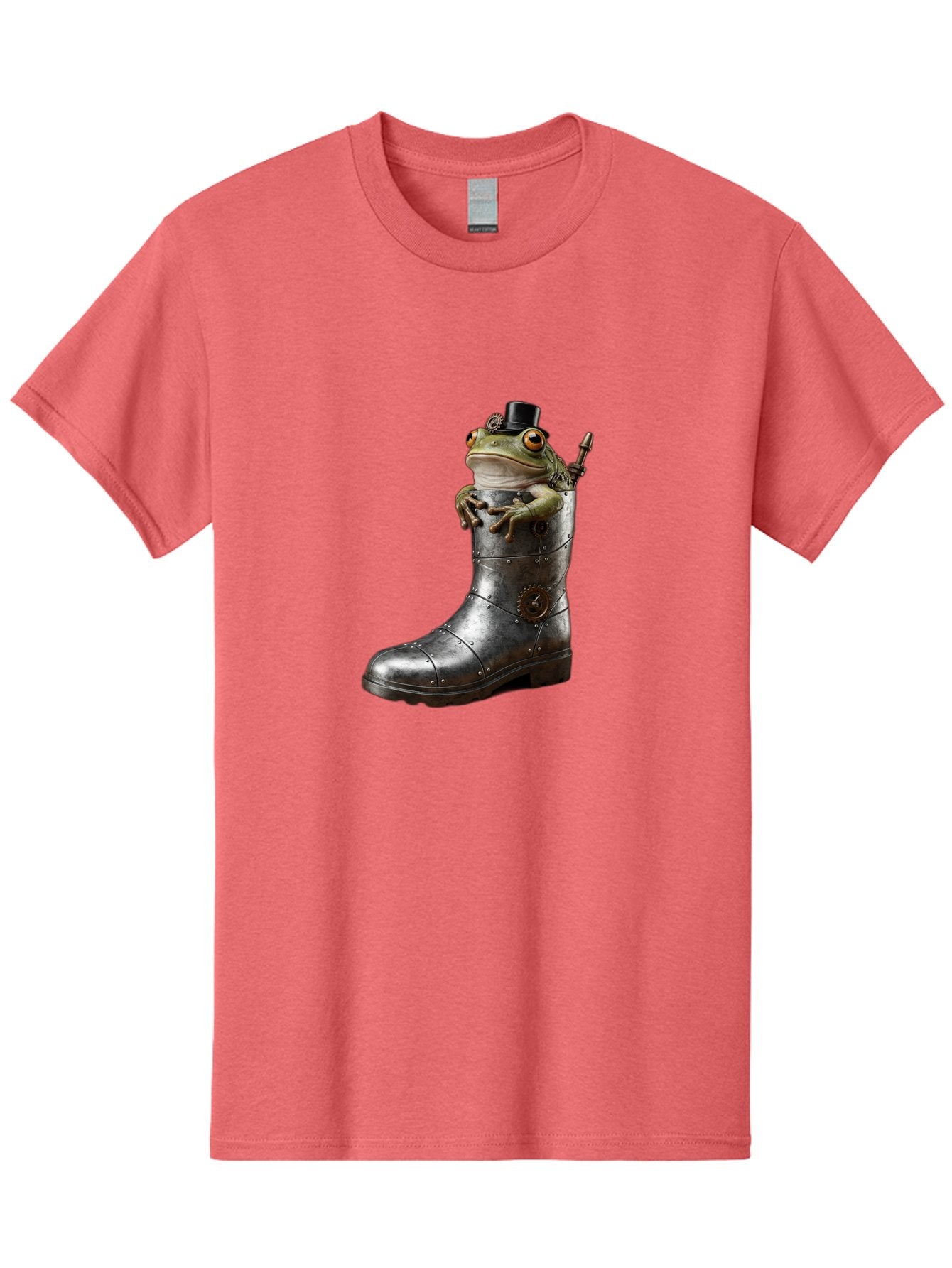 Frog-In-Steampunk-Boot Men'S Graphic Tee, 100% Cotton, Comfortable Casual Summer Wear, Machine Washable, Vintage Camera, Old Camera, Antique Camera, Black Camera, Classic Photography, Photography Equipment, Nostalgic Device, Film Camera, Bam451 4