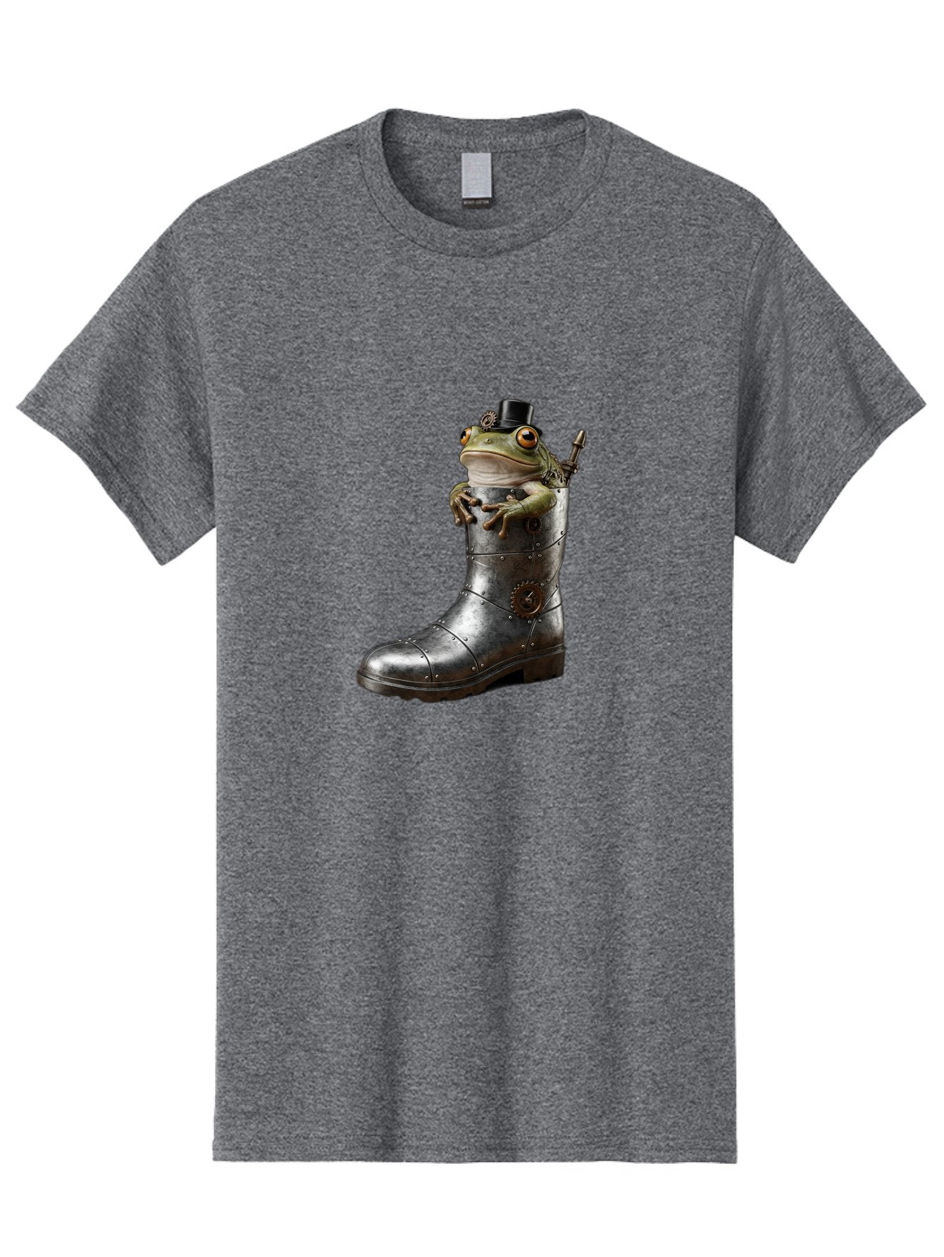 Frog-In-Steampunk-Boot Men'S Graphic Tee, 100% Cotton, Comfortable Casual Summer Wear, Machine Washable, Vintage Camera, Old Camera, Antique Camera, Black Camera, Classic Photography, Photography Equipment, Nostalgic Device, Film Camera, Bam451 6