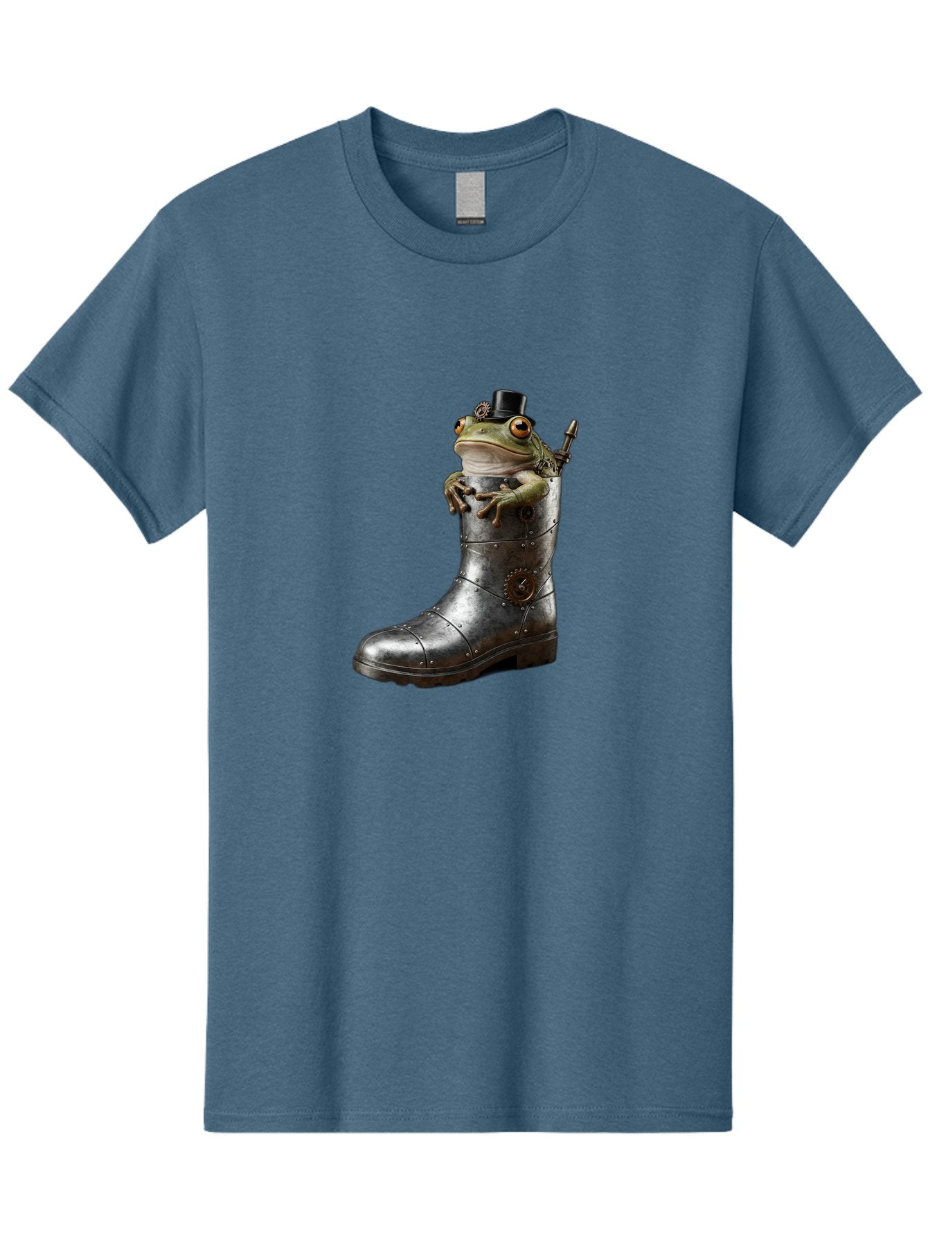 Frog-In-Steampunk-Boot Men'S Graphic Tee, 100% Cotton, Comfortable Casual Summer Wear, Machine Washable, Vintage Camera, Old Camera, Antique Camera, Black Camera, Classic Photography, Photography Equipment, Nostalgic Device, Film Camera, Bam451 14