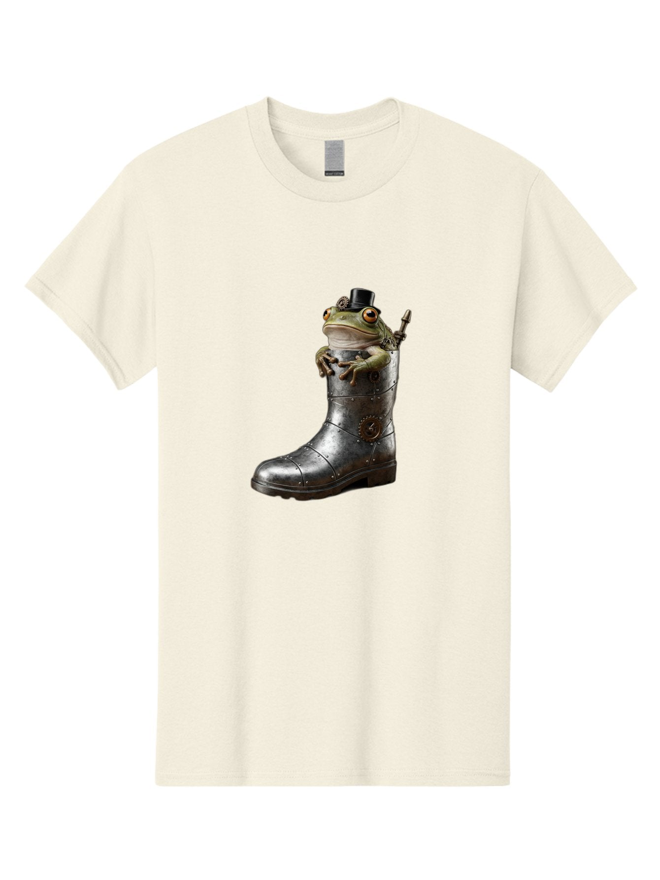 Frog-In-Steampunk-Boot Men'S Graphic Tee, 100% Cotton, Comfortable Casual Summer Wear, Machine Washable, Vintage Camera, Old Camera, Antique Camera, Black Camera, Classic Photography, Photography Equipment, Nostalgic Device, Film Camera, Bam451 7