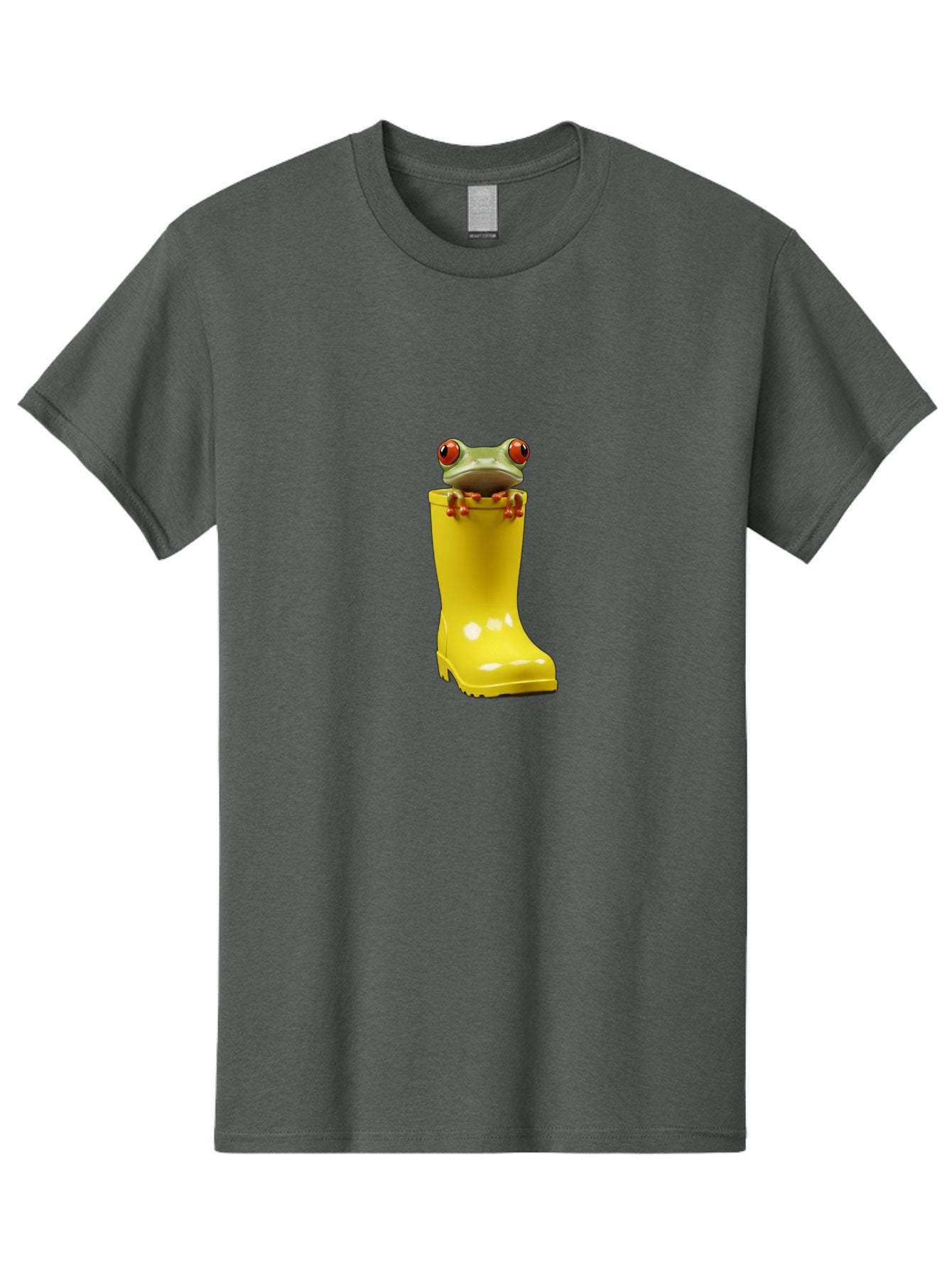 Frog-In-Yellow-Rain-Boot Men'S Graphic Tee, 100% Cotton, Comfortable Casual Summer Wear, Machine Washable, Vintage Camera, Old Camera, Antique Camera, Black Camera, Classic Photography, Photography Equipment, Nostalgic Device, Film Camera, Bam452 4