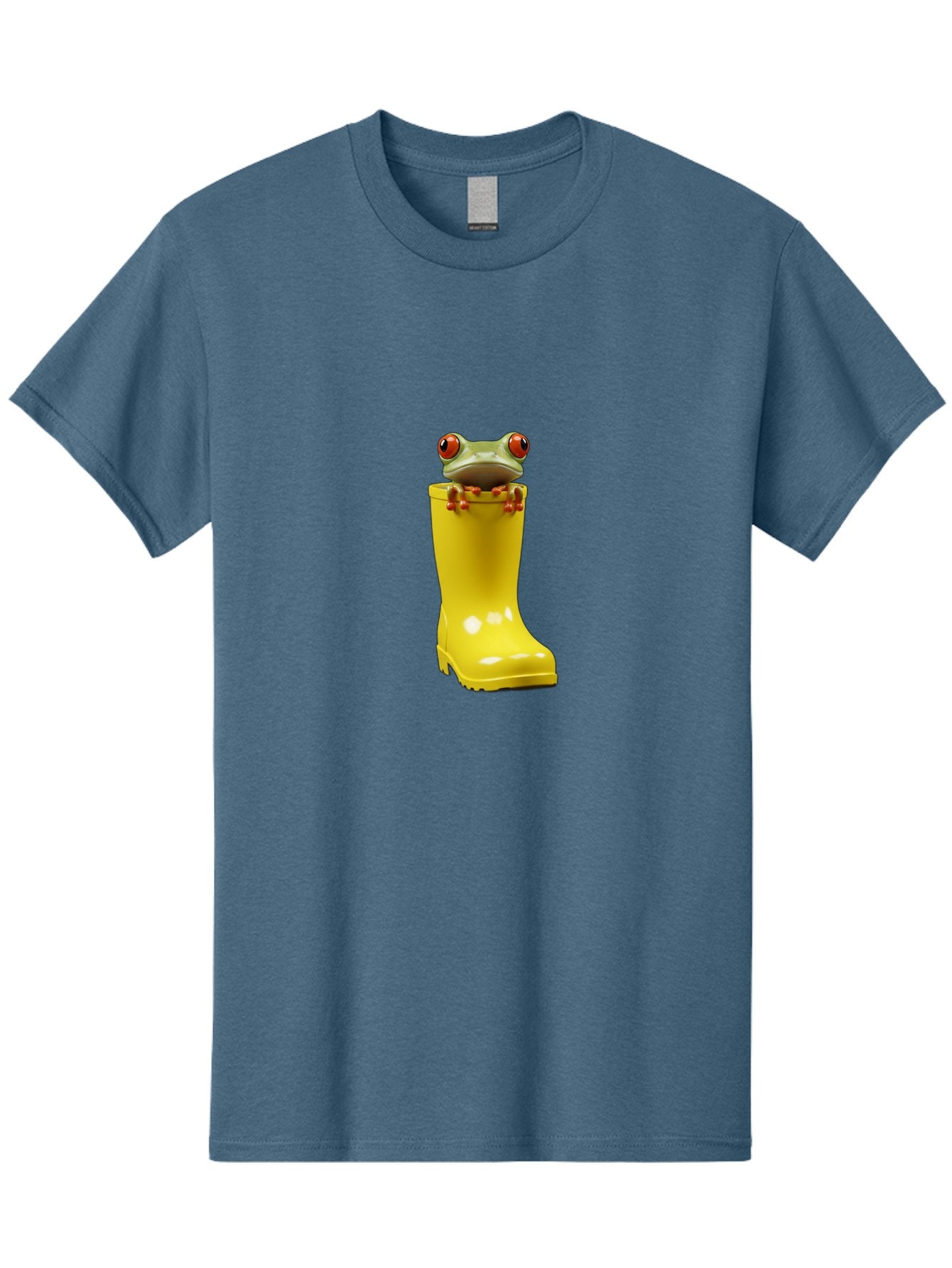 Frog-In-Yellow-Rain-Boot Men'S Graphic Tee, 100% Cotton, Comfortable Casual Summer Wear, Machine Washable, Vintage Camera, Old Camera, Antique Camera, Black Camera, Classic Photography, Photography Equipment, Nostalgic Device, Film Camera, Bam452 14
